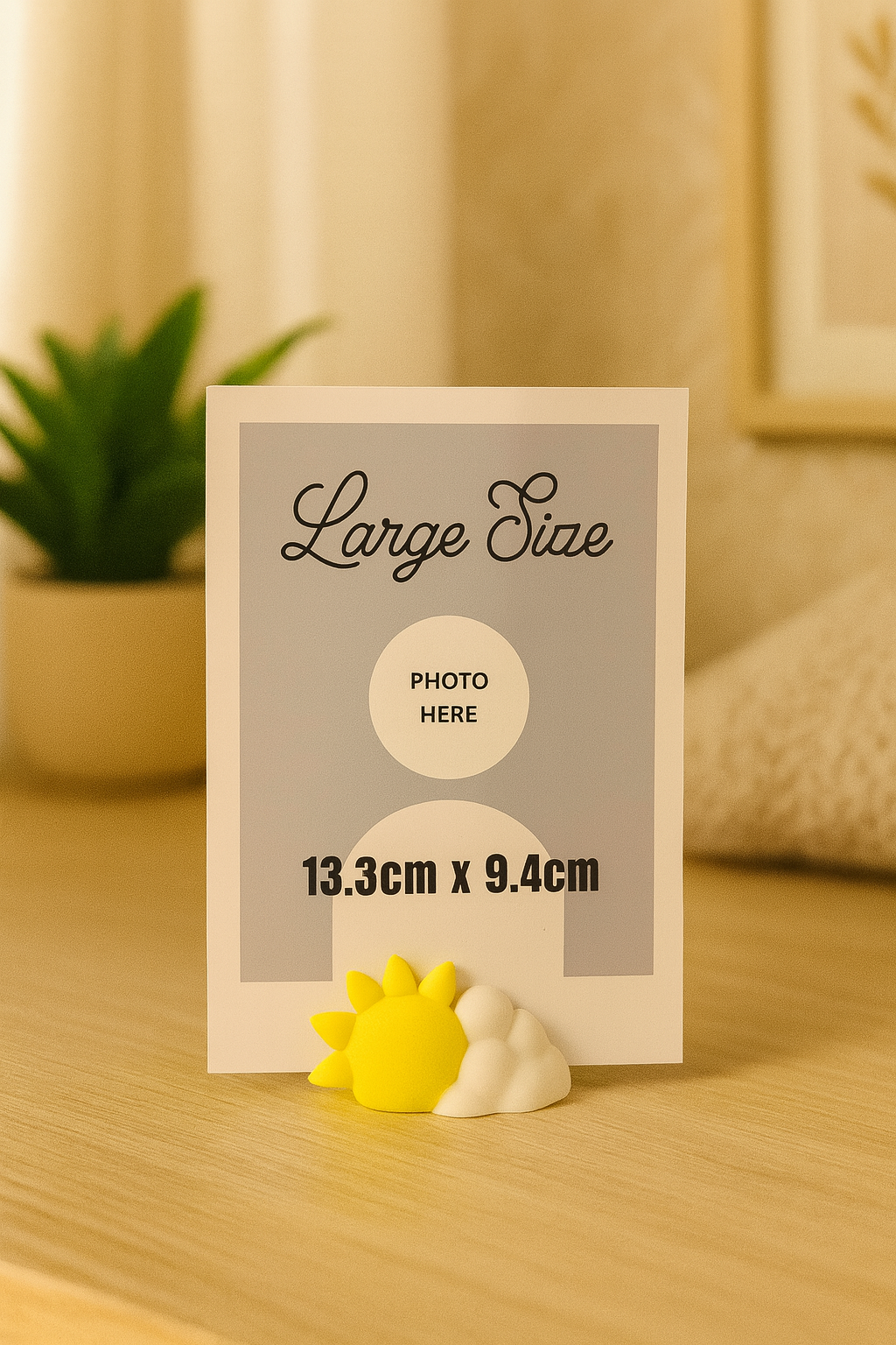 Photo Holder - Sun and Cloud