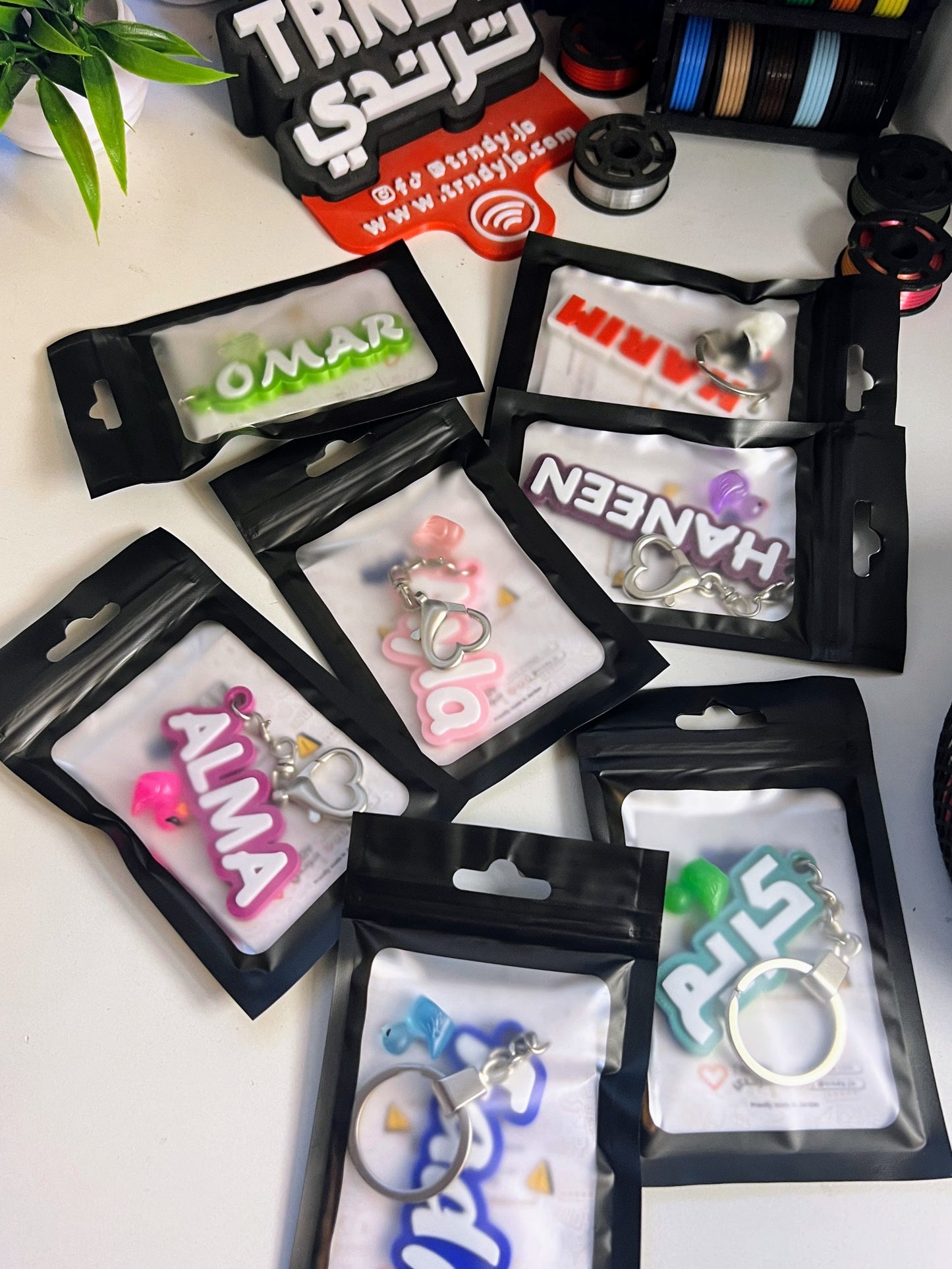 TagMe Name - Customized Name Keychain