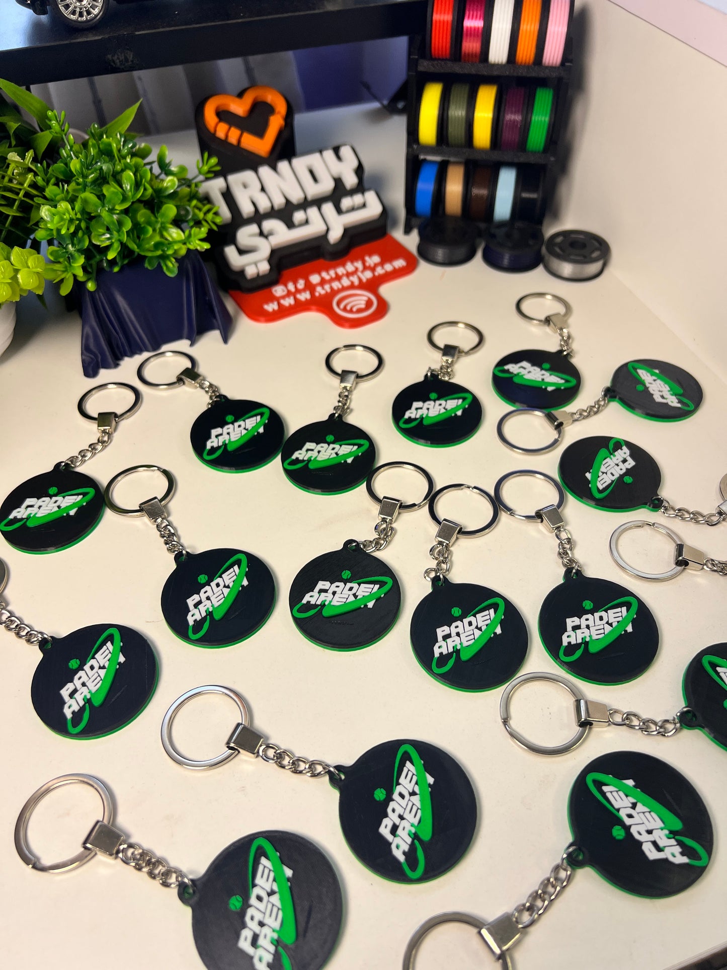 TagMe Logo - Customized 3D Brand Keychain (Bulks)