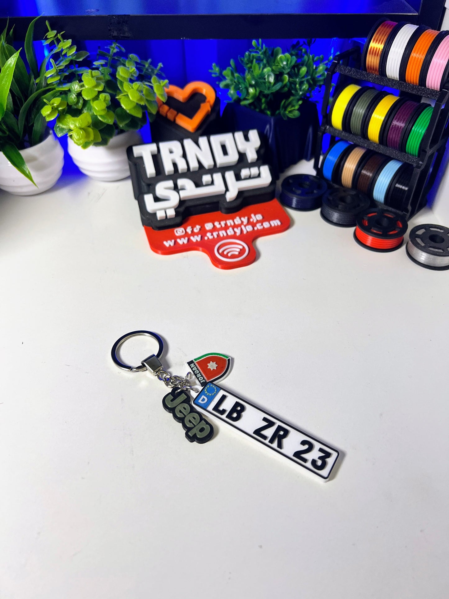 International | TagMe 3D Numrah - Car Plate Keychain 🚗
