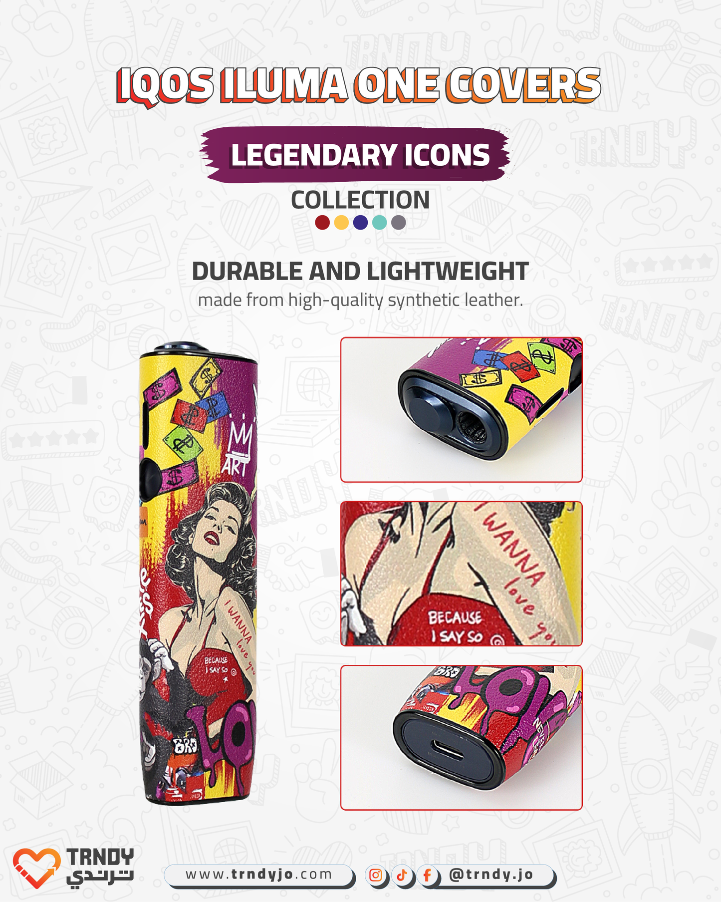 CoverX - IQO ILUMA ONE - Legendary Icons Collection