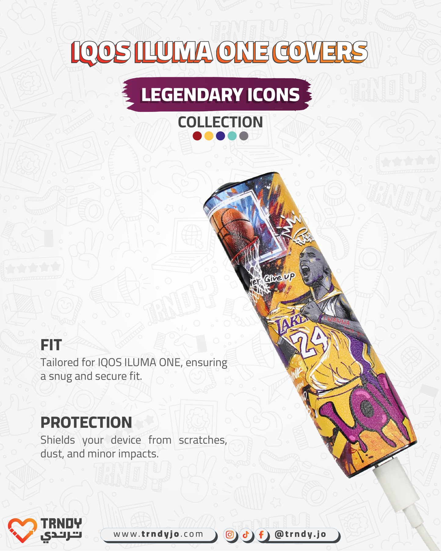 CoverX - IQO ILUMA ONE - Legendary Icons Collection