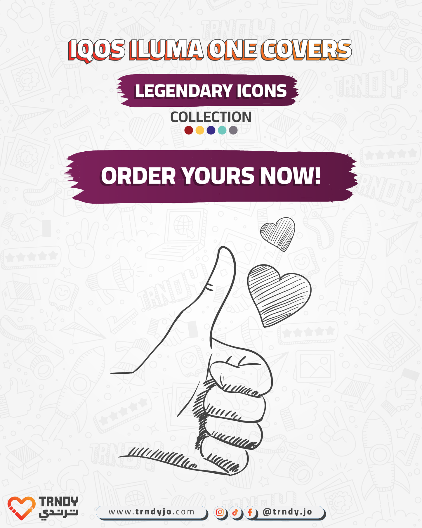 CoverX - IQO ILUMA ONE - Legendary Icons Collection