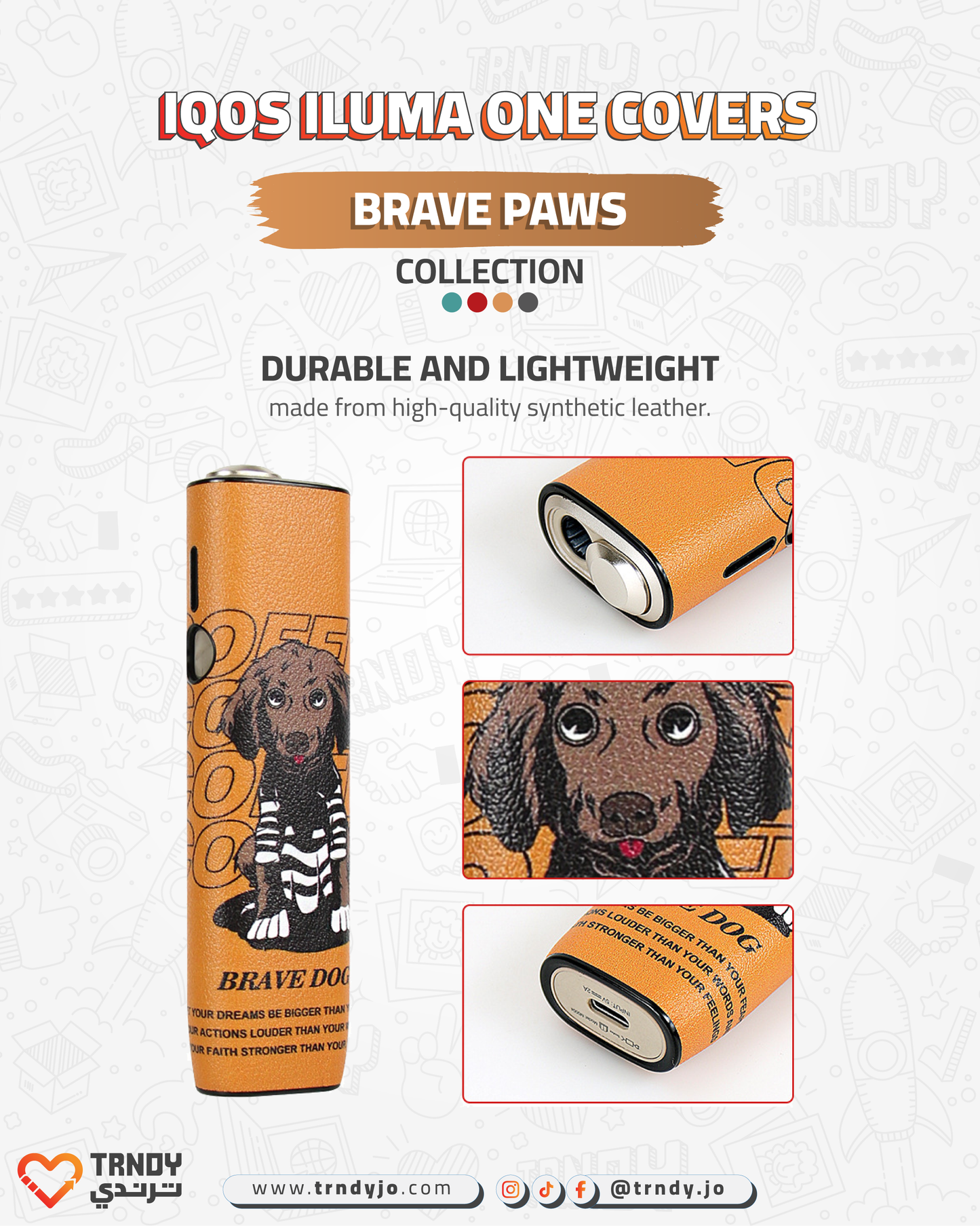 CoverX - IQO ILUMA ONE - Brave Paws Collection