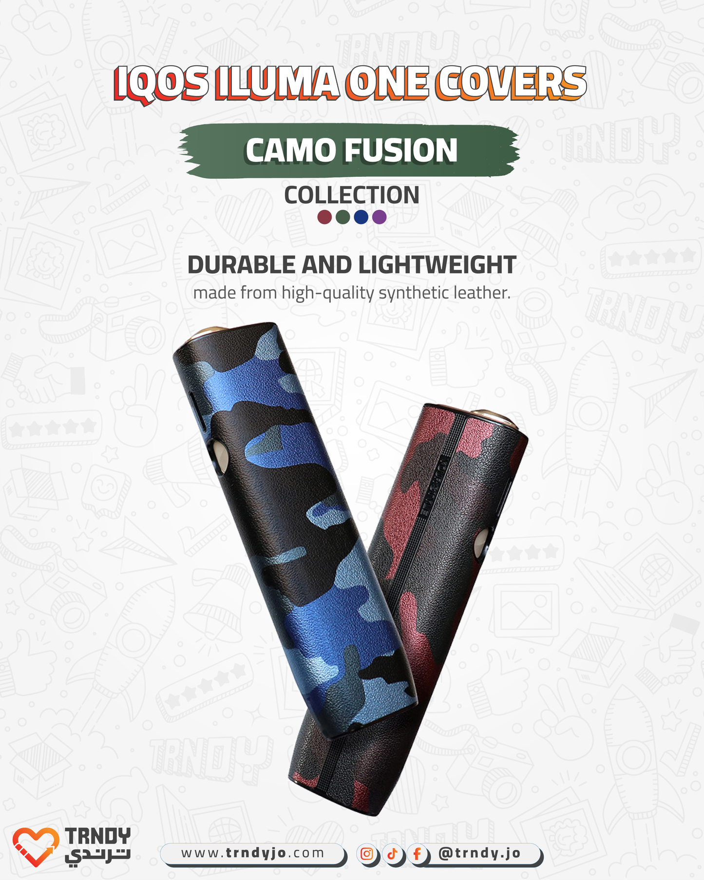 CoverX - IQO ILUMA ONE - Camo Fusion Collection