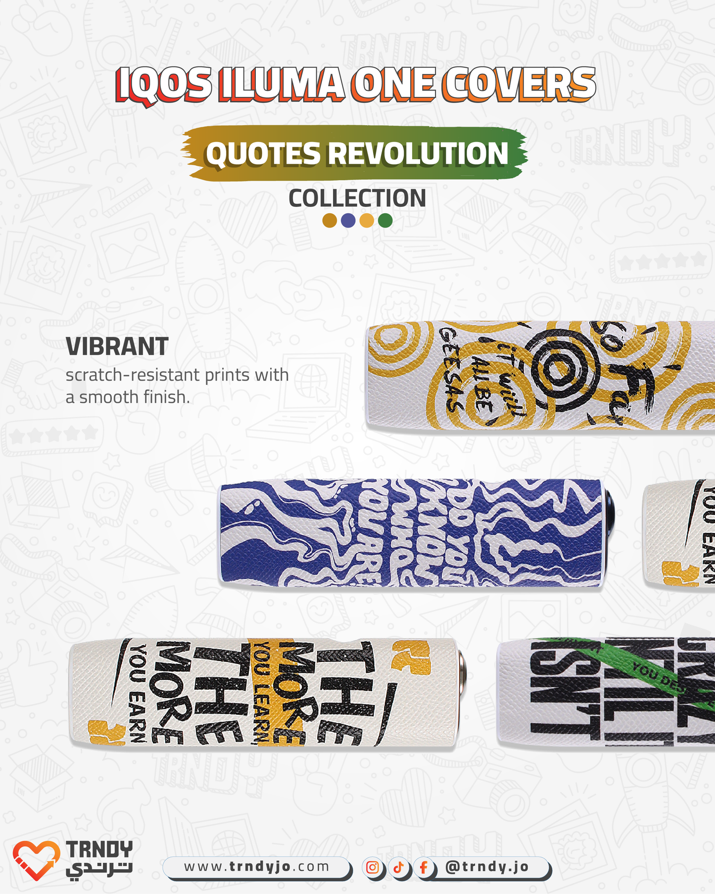 CoverX - IQO ILUMA ONE - Quotes Revolution Collection