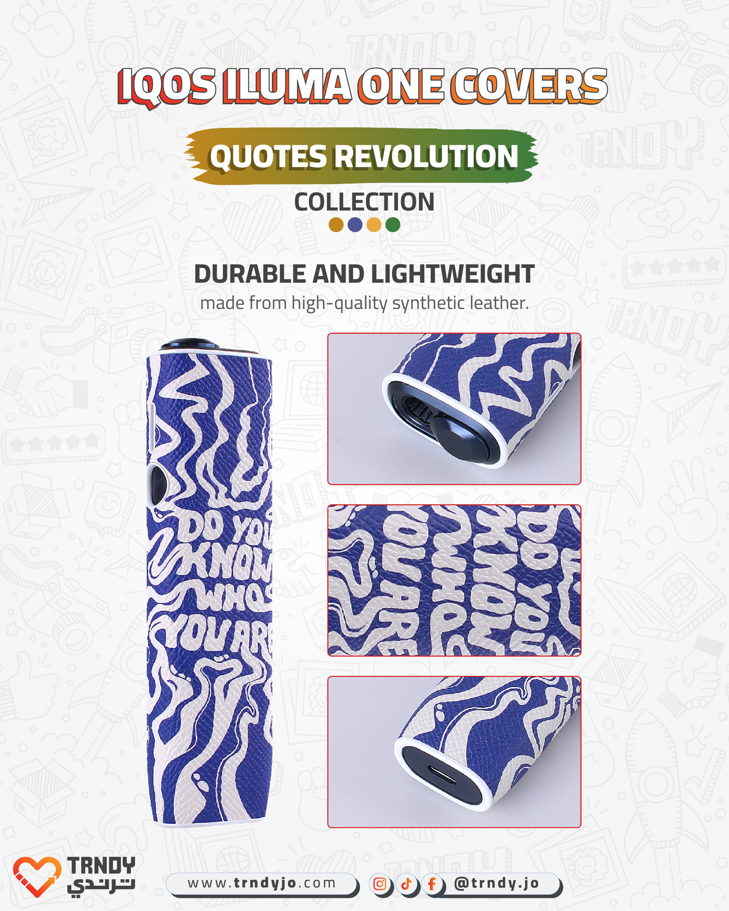 CoverX - IQO ILUMA ONE - Quotes Revolution Collection