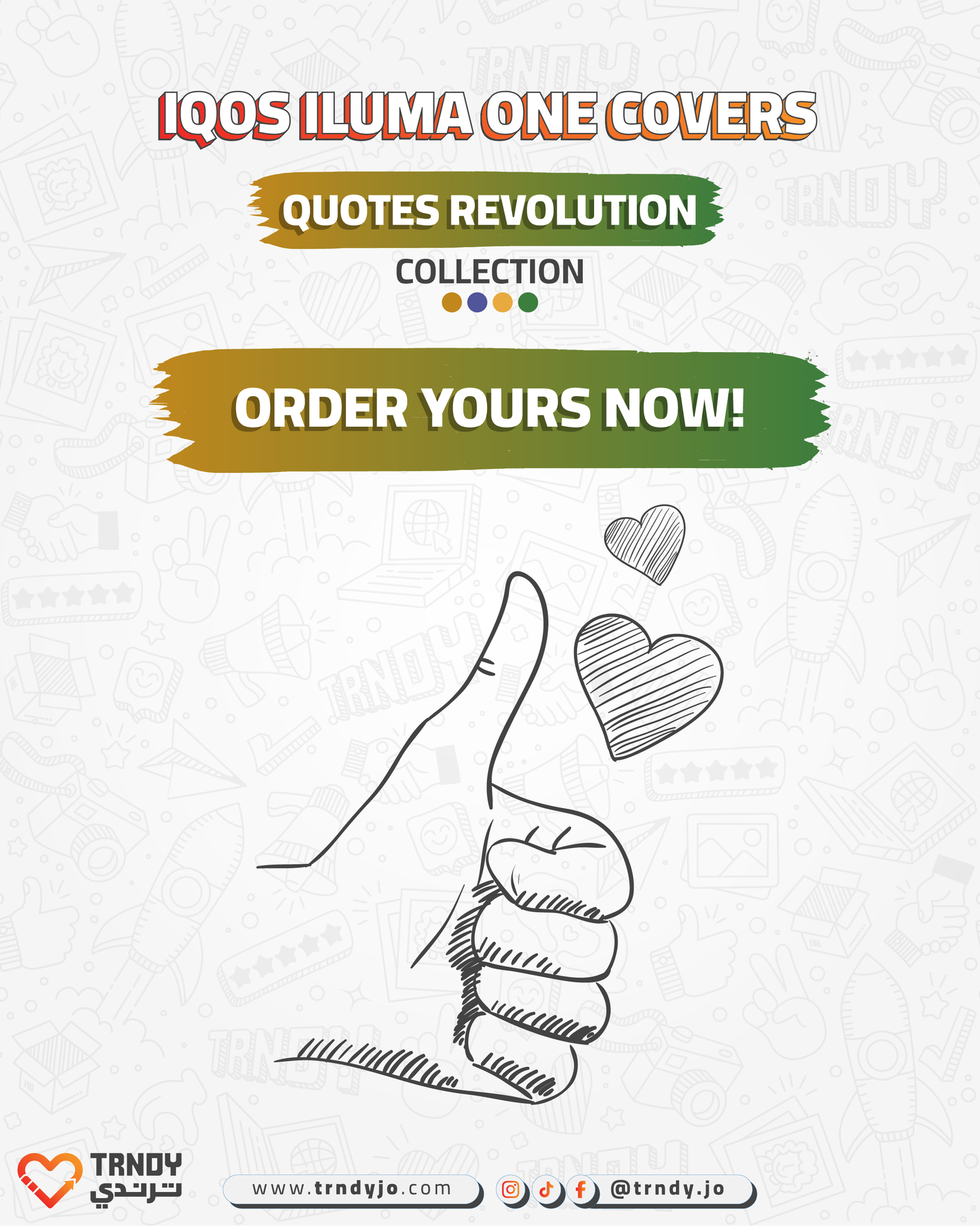CoverX - IQO ILUMA ONE - Quotes Revolution Collection