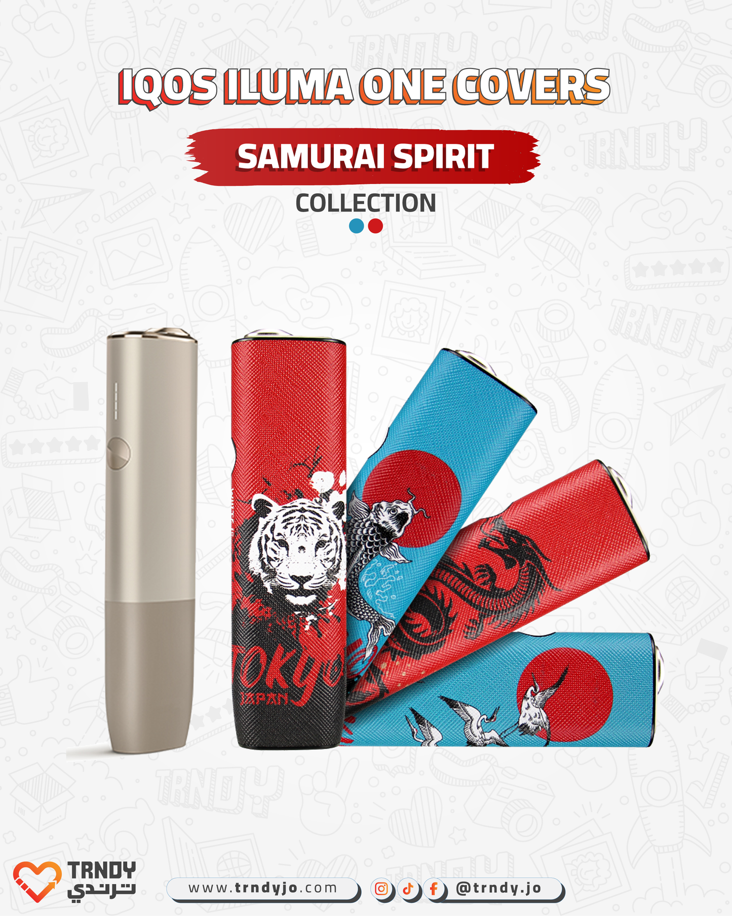 CoverX - IQO ILUMA ONE - Samurai Spirit Collection