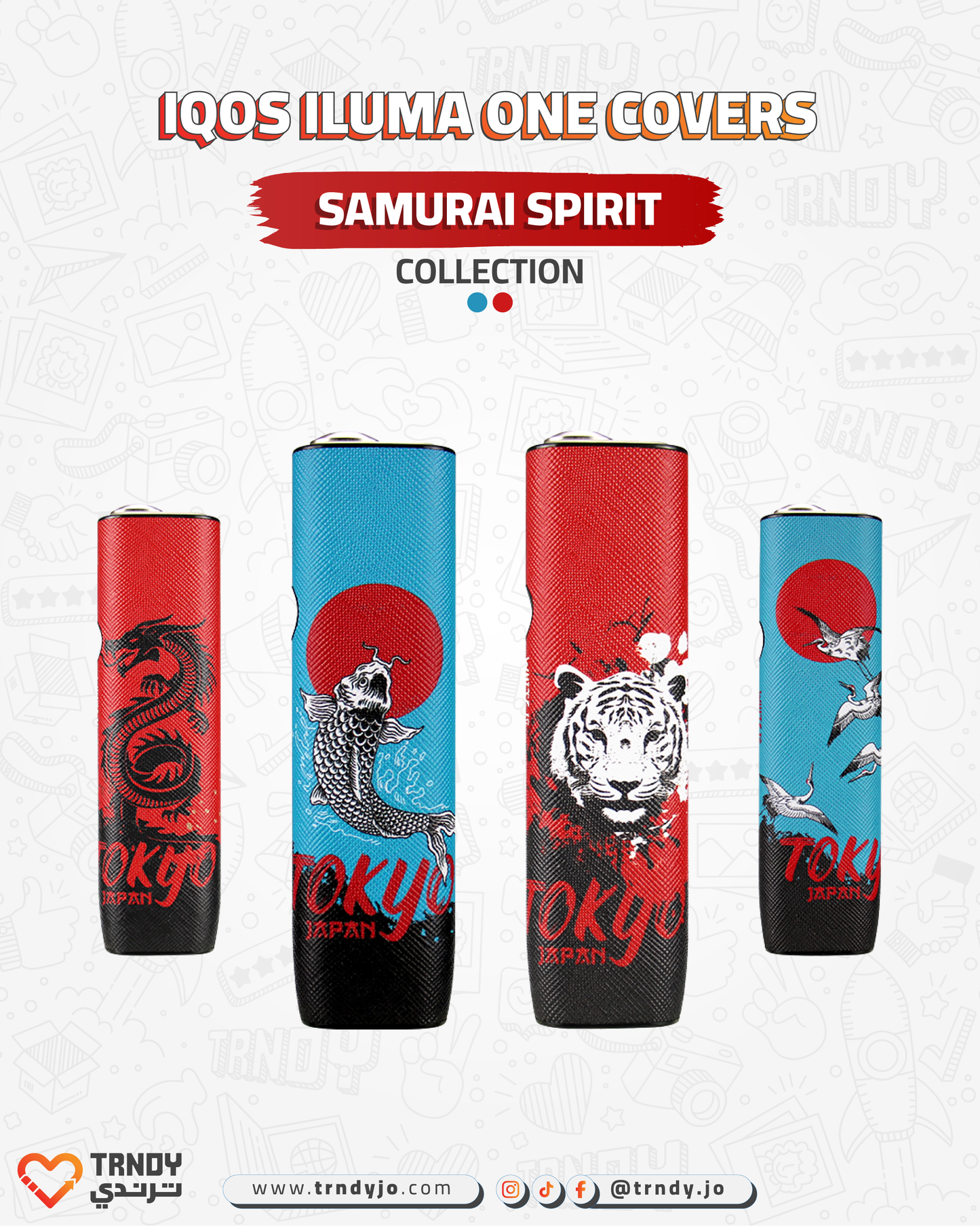 CoverX - IQO ILUMA ONE - Samurai Spirit Collection