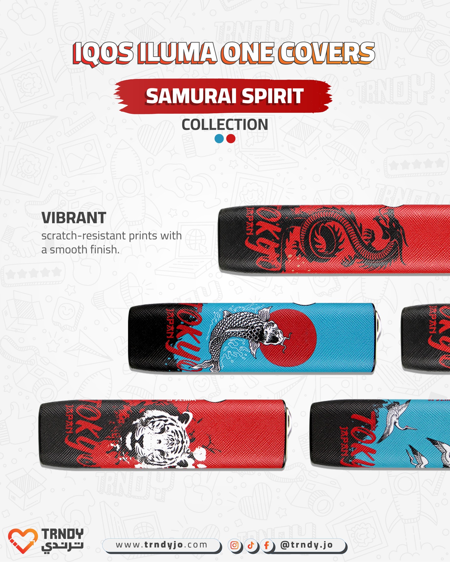 CoverX - IQO ILUMA ONE - Samurai Spirit Collection