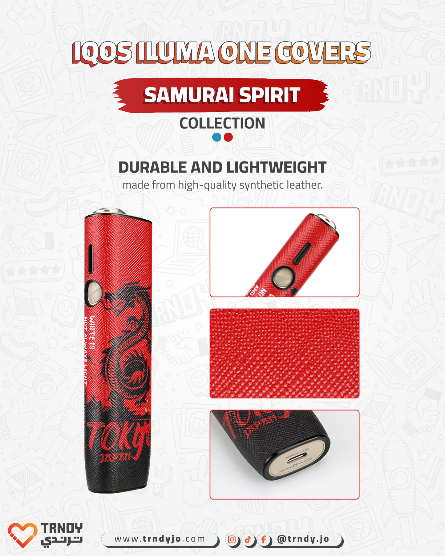 CoverX - IQO ILUMA ONE - Samurai Spirit Collection