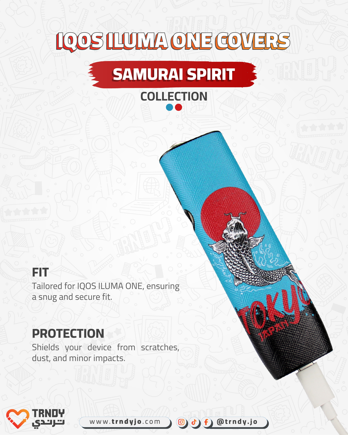 CoverX - IQO ILUMA ONE - Samurai Spirit Collection