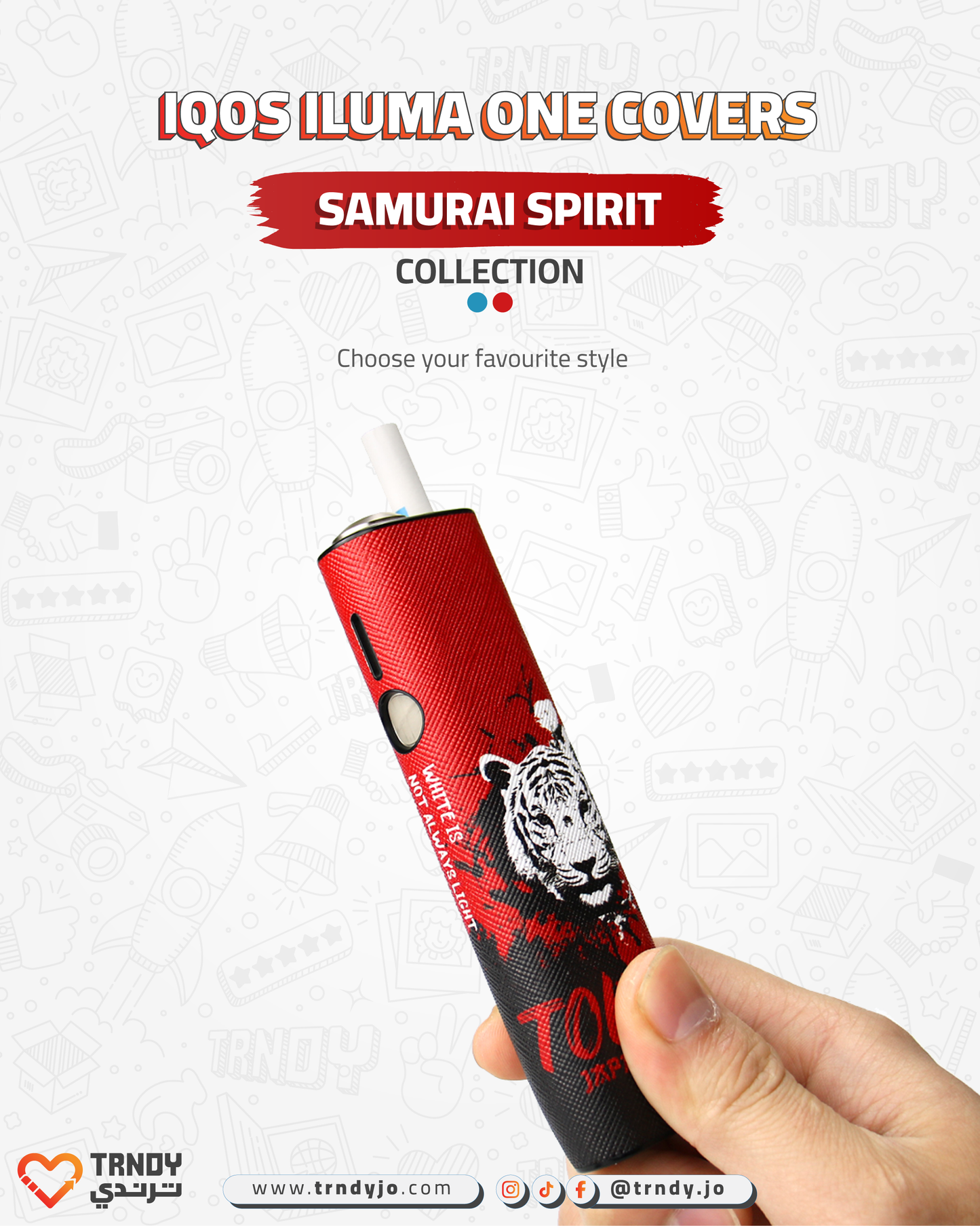 CoverX - IQO ILUMA ONE - Samurai Spirit Collection