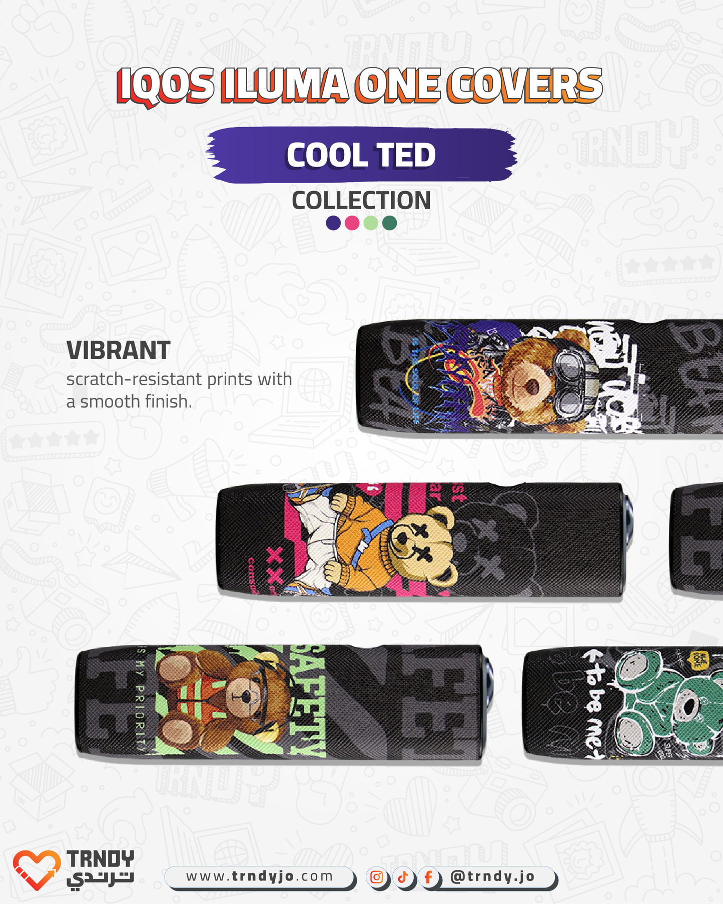 CoverX - IQO ILUMA ONE - Cool Ted Collection