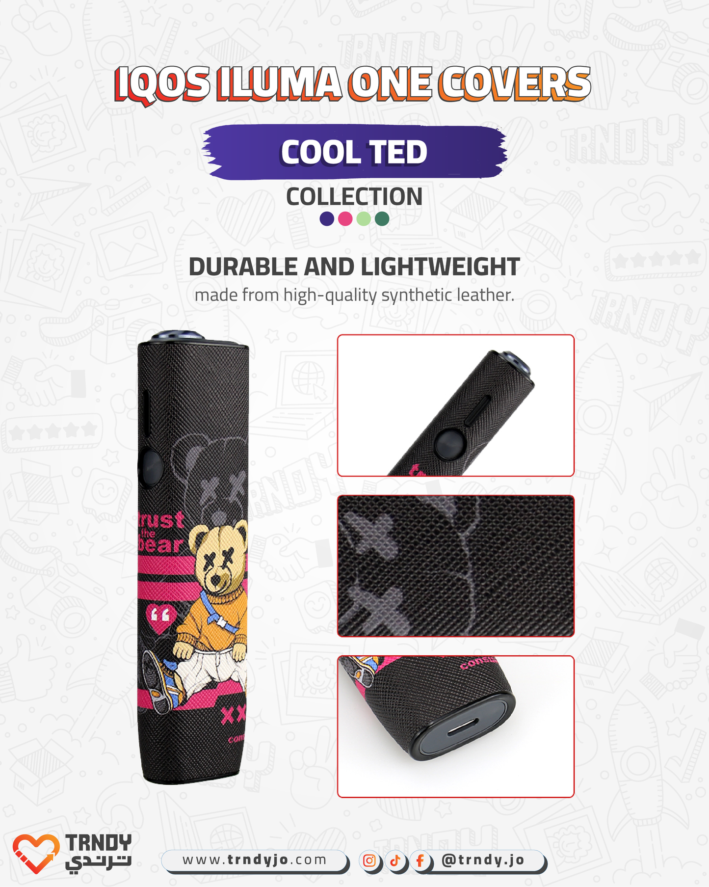 CoverX - IQO ILUMA ONE - Cool Ted Collection