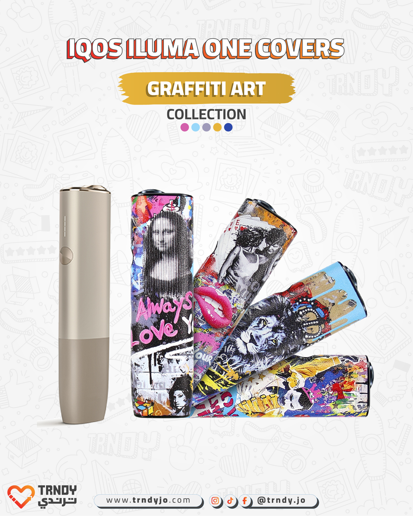 CoverX - IQO ILUMA ONE - Graffiti Art Collection