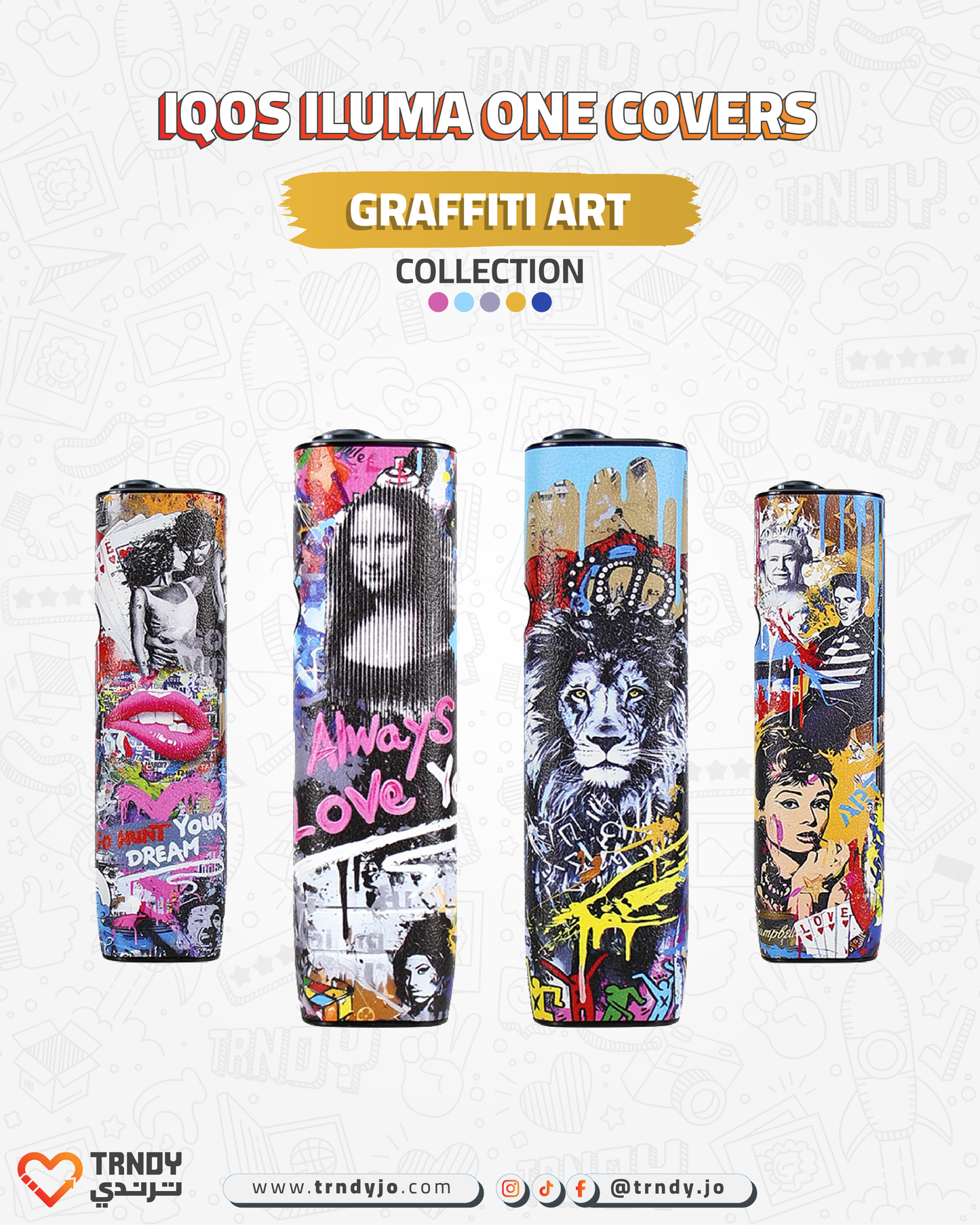CoverX - IQO ILUMA ONE - Graffiti Art Collection