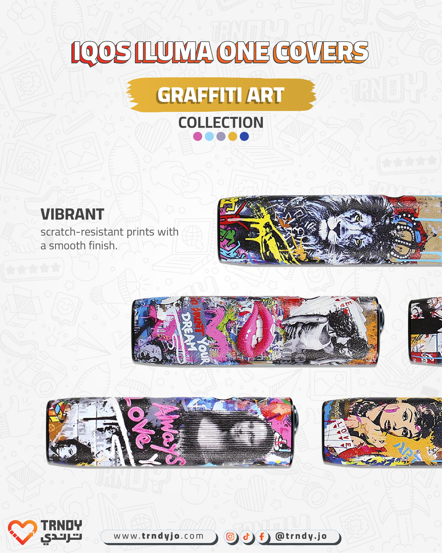 CoverX - IQO ILUMA ONE - Graffiti Art Collection