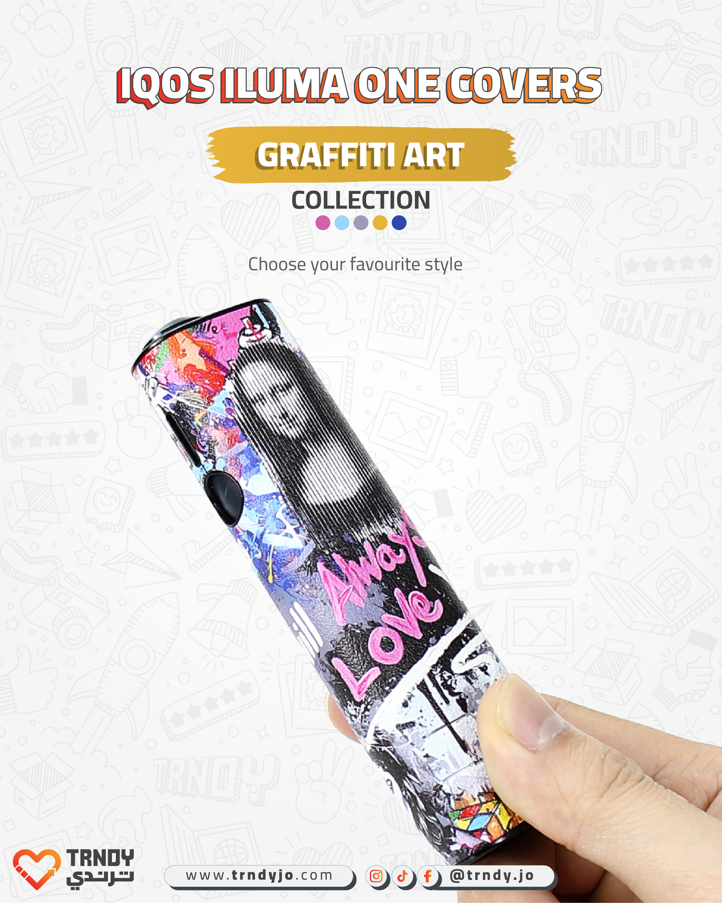 CoverX - IQO ILUMA ONE - Graffiti Art Collection