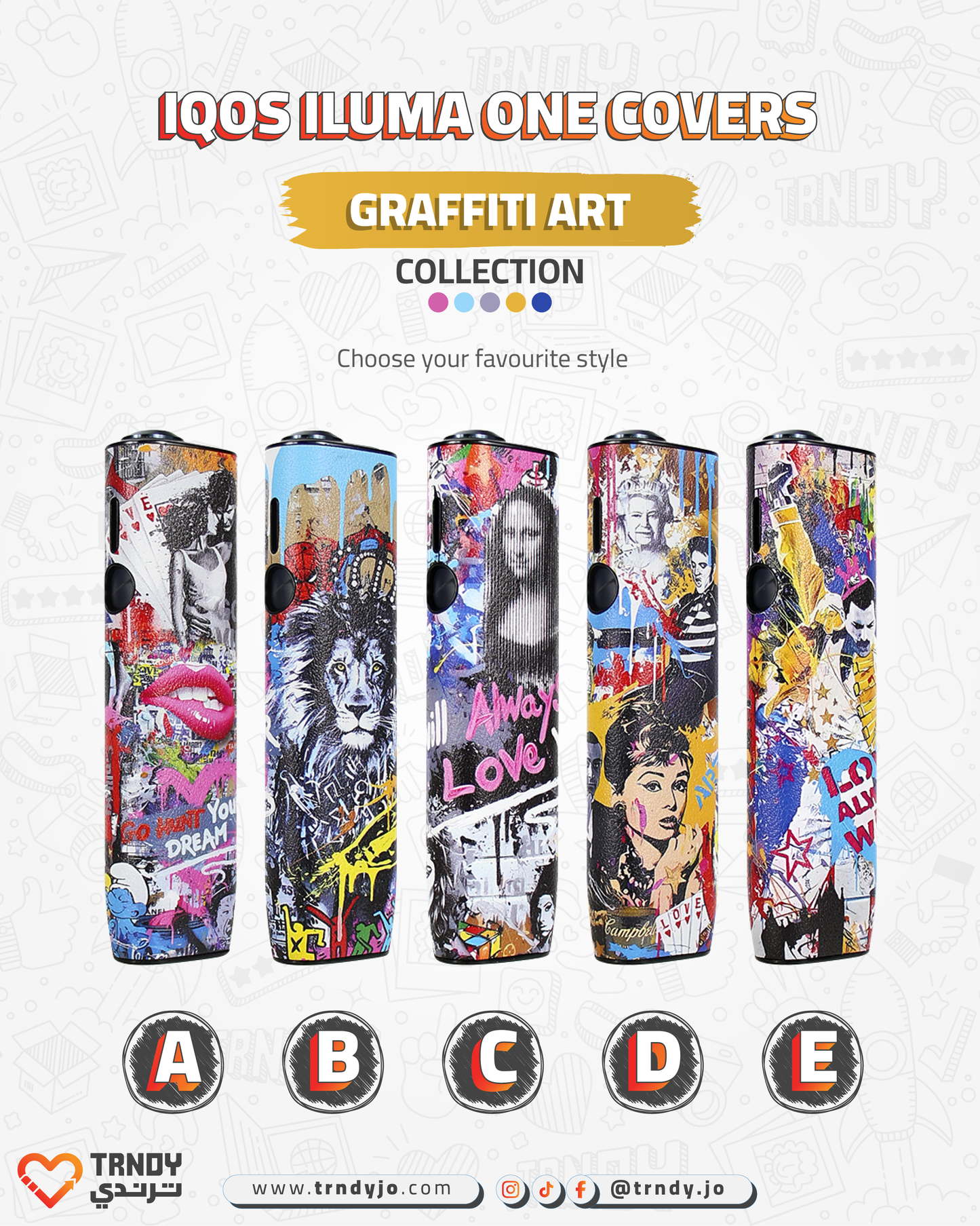 CoverX - IQO ILUMA ONE - Graffiti Art Collection