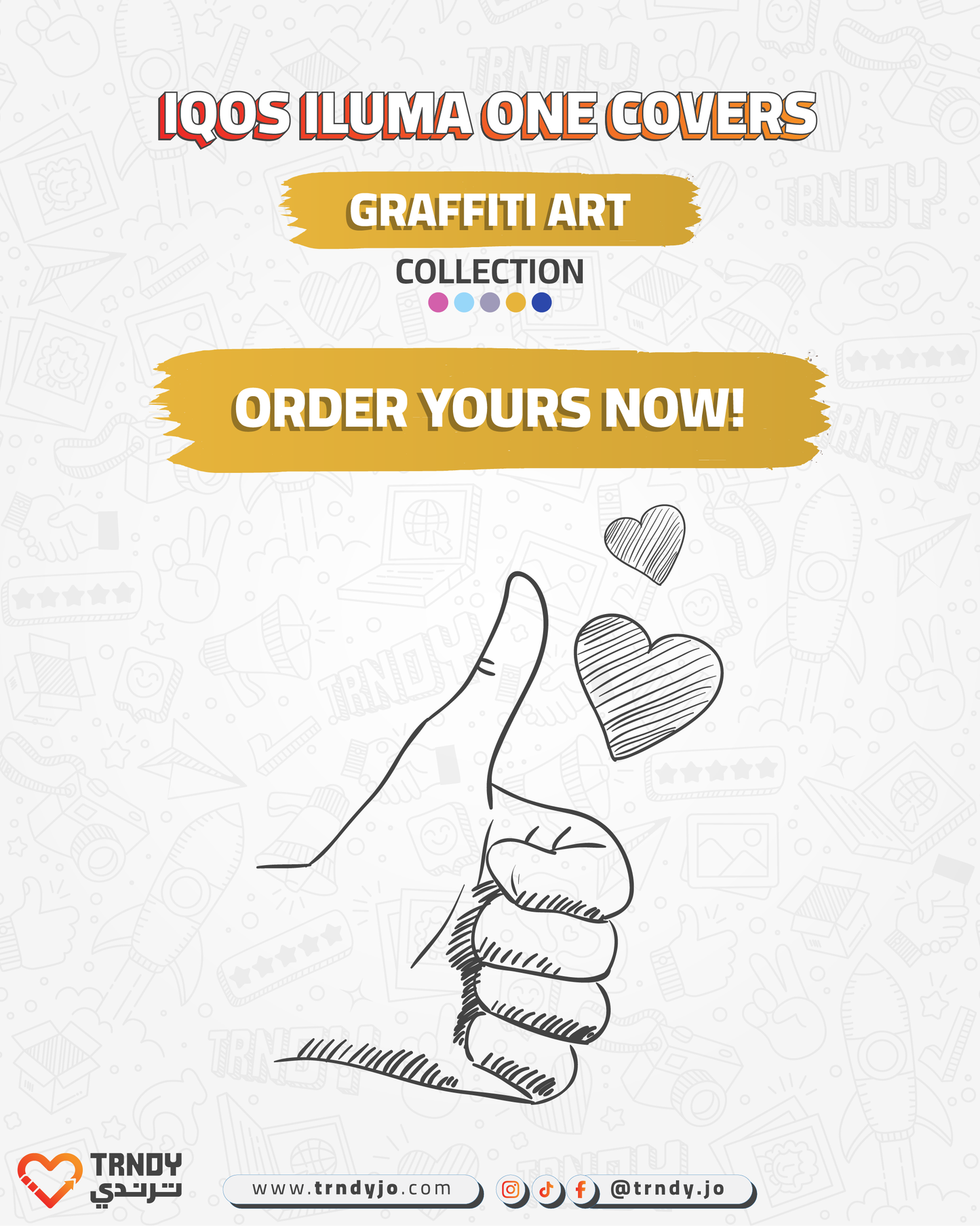 CoverX - IQO ILUMA ONE - Graffiti Art Collection