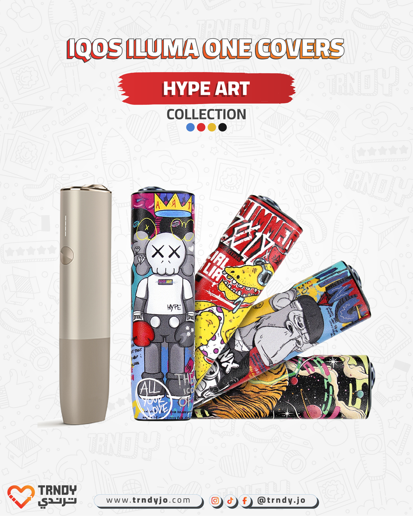 CoverX - IQO ILUMA ONE - Hype Art Collection