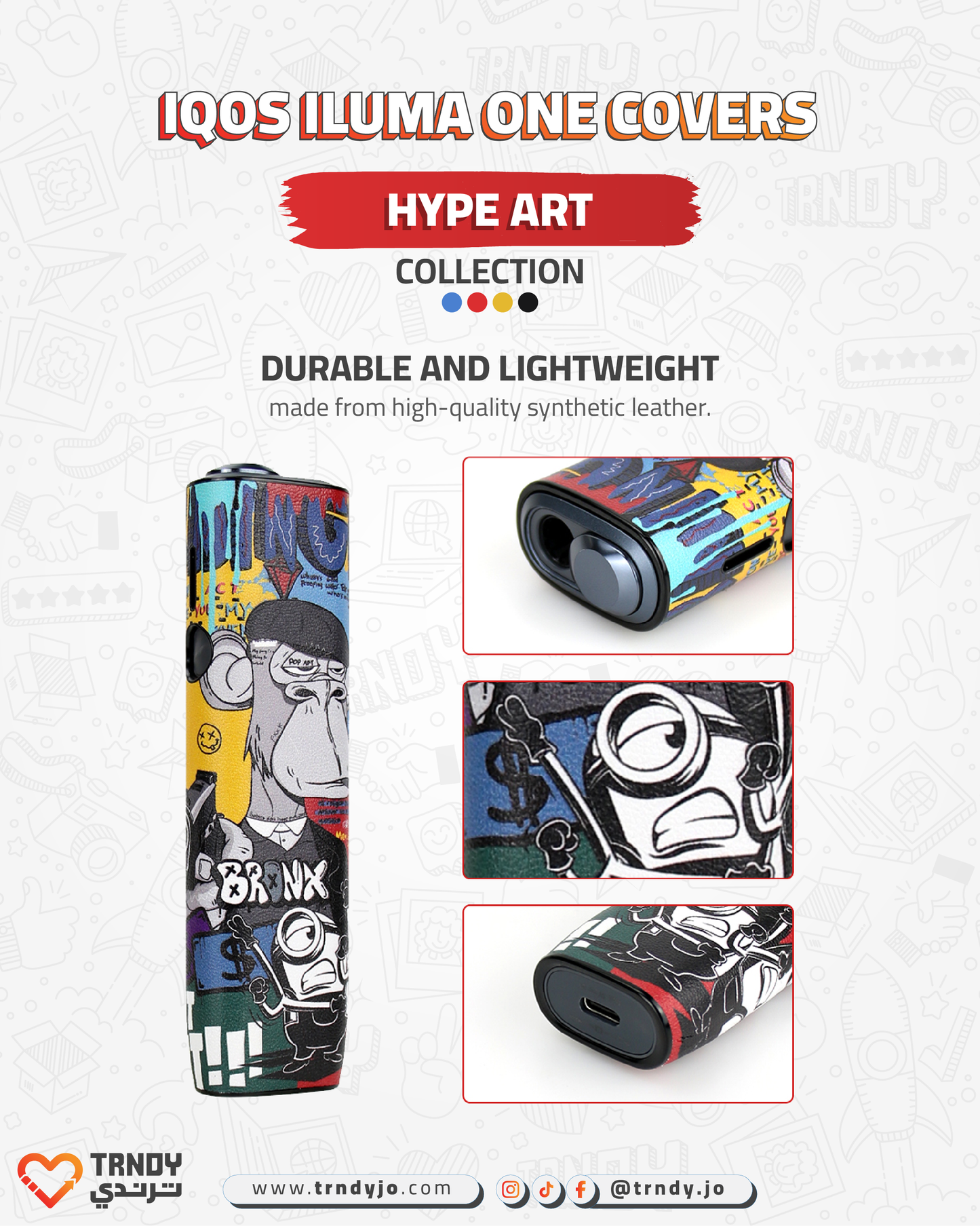 CoverX - IQO ILUMA ONE - Hype Art Collection