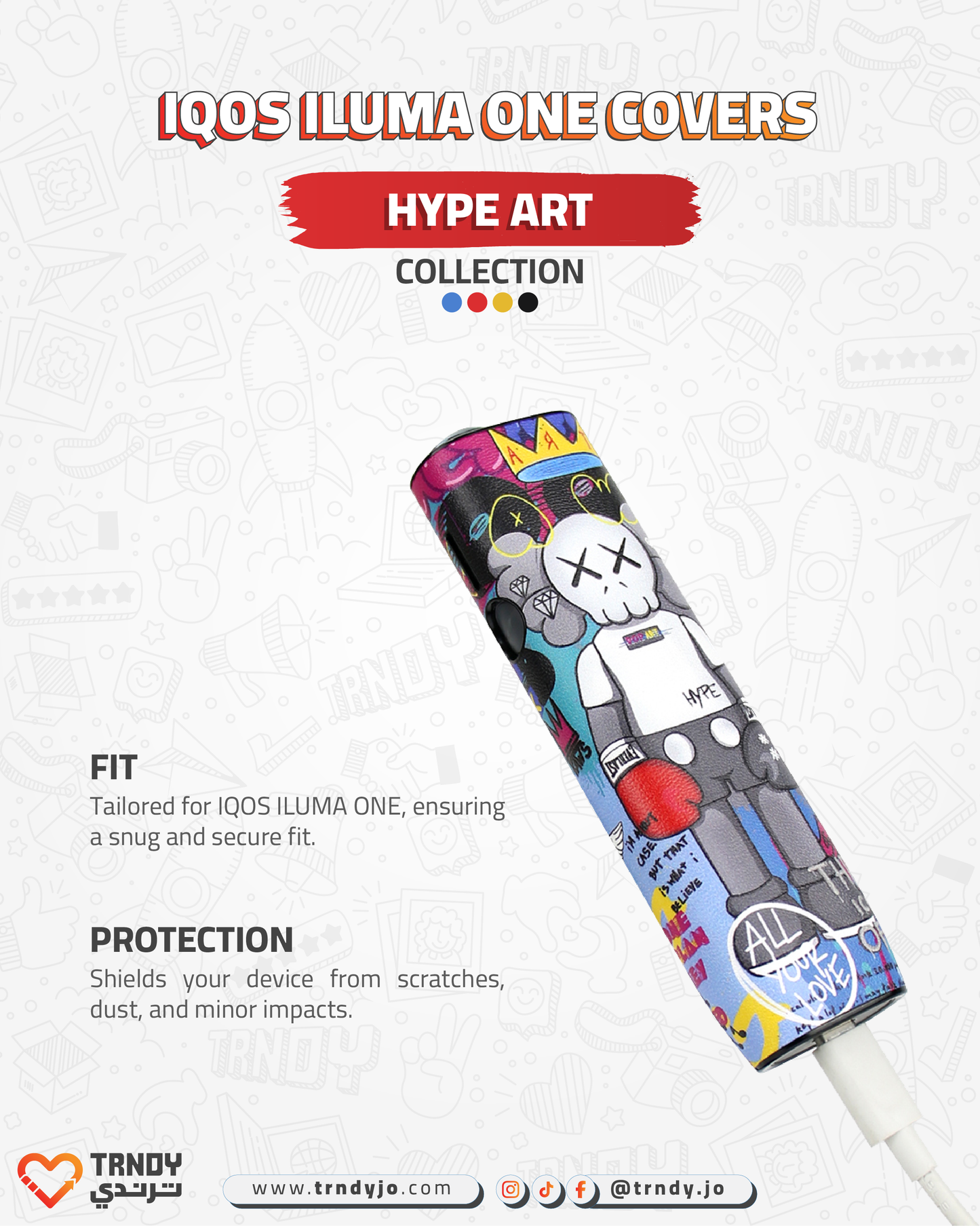 CoverX - IQO ILUMA ONE - Hype Art Collection