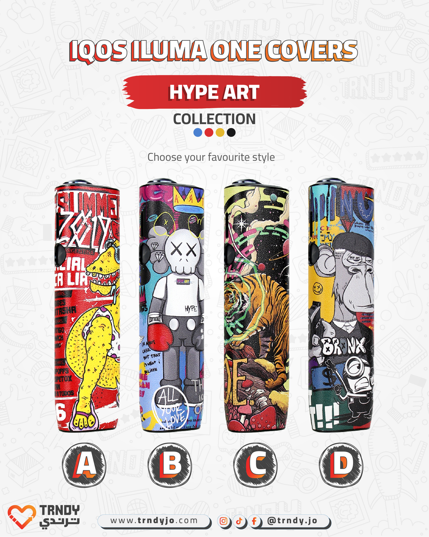 CoverX - IQO ILUMA ONE - Hype Art Collection
