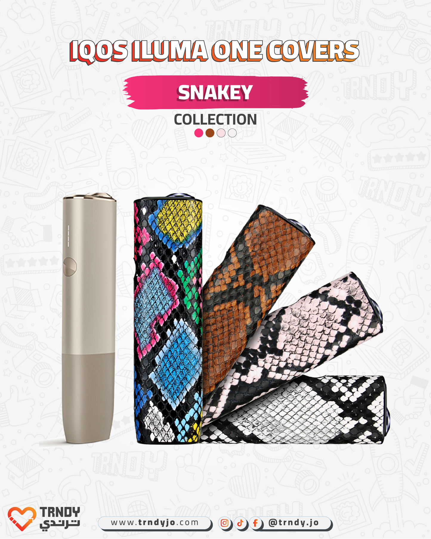 CoverX - IQO ILUMA ONE - Snakey Collection
