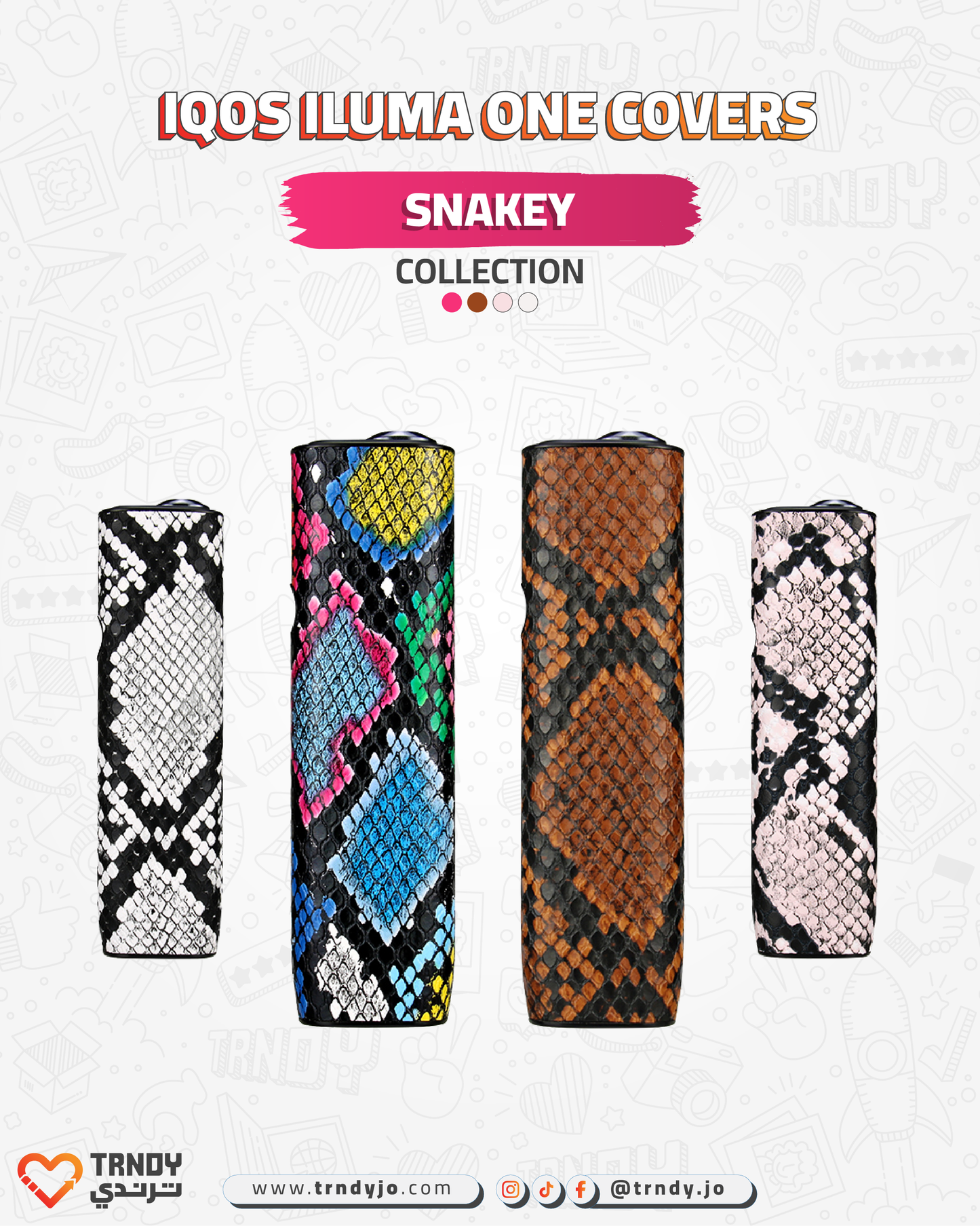 CoverX - IQO ILUMA ONE - Snakey Collection