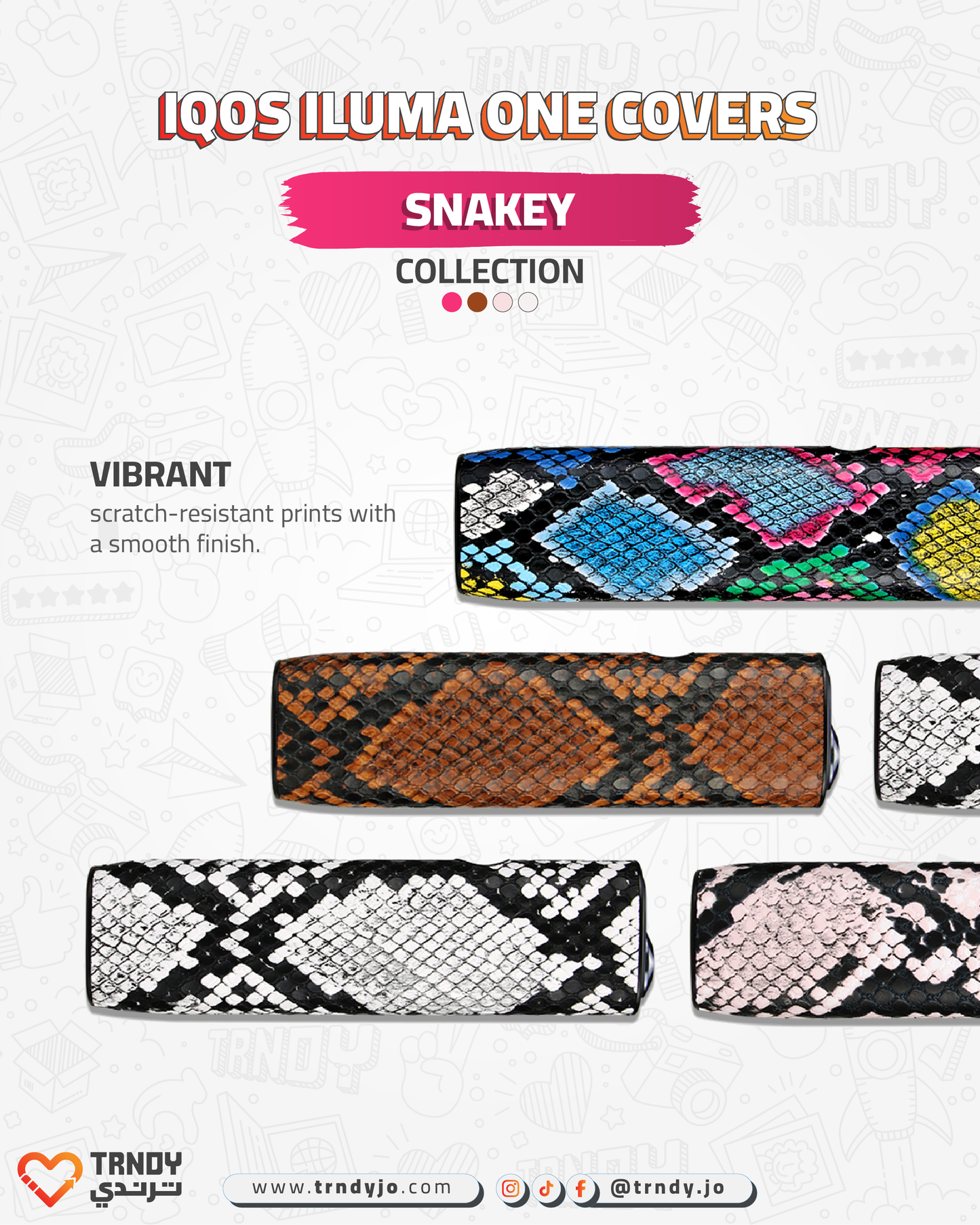CoverX - IQO ILUMA ONE - Snakey Collection
