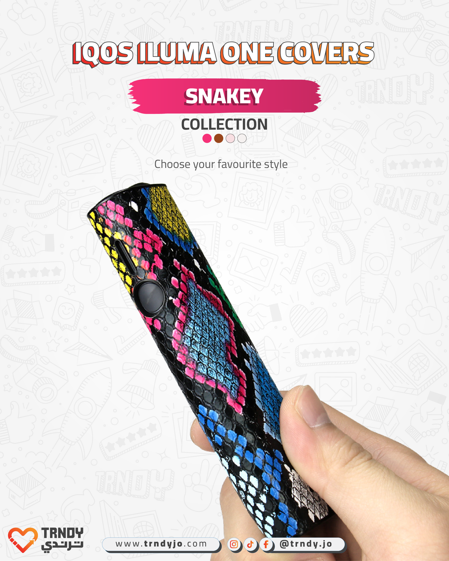 CoverX - IQO ILUMA ONE - Snakey Collection