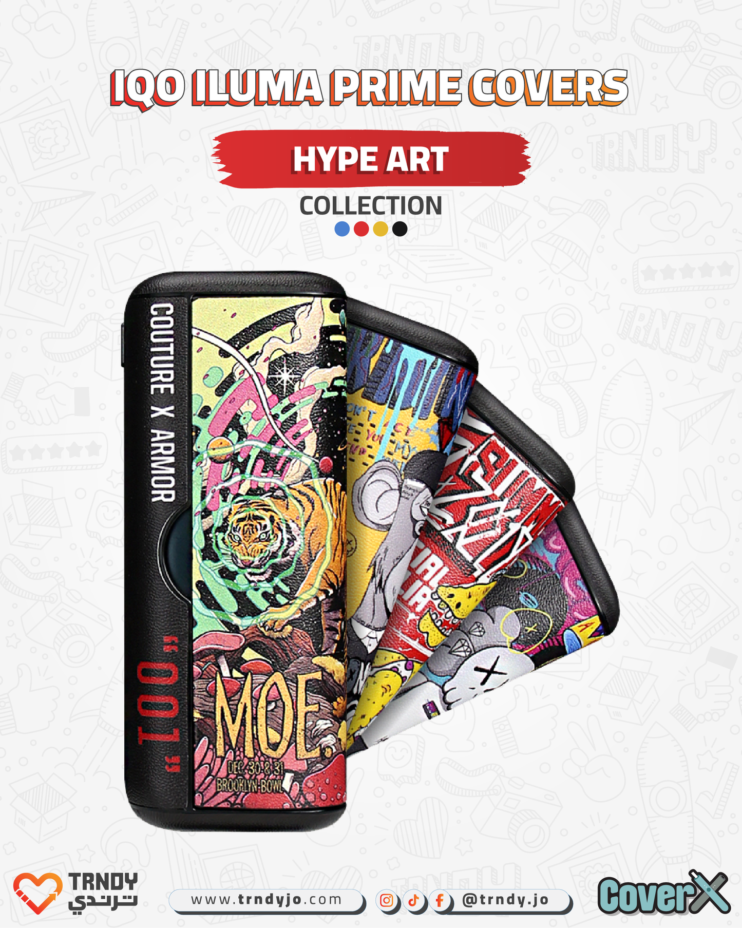 CoverX - IQO Prime - Hype Art Collection