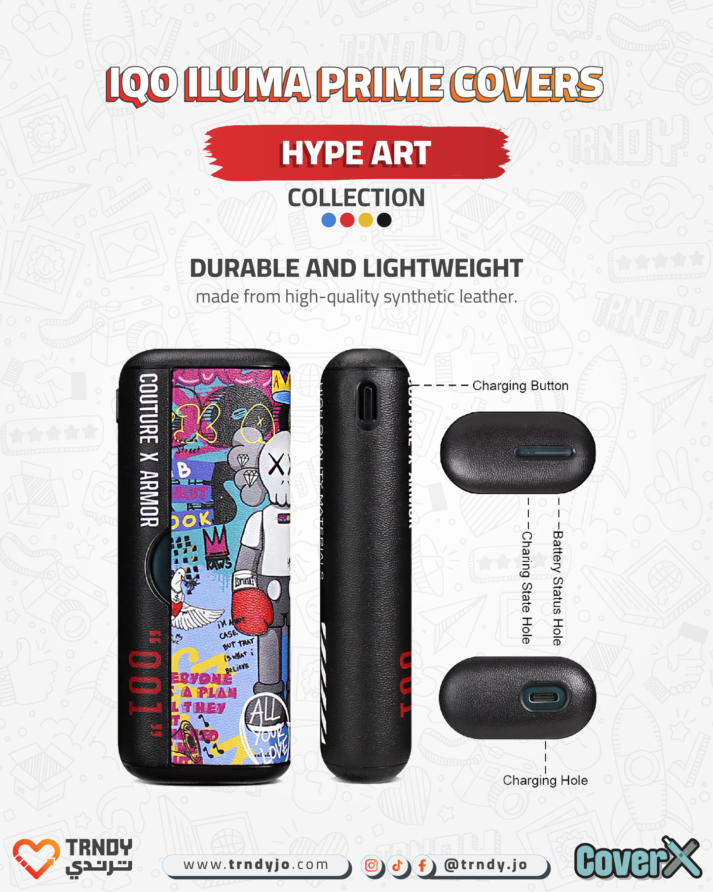 CoverX - IQO Prime - Hype Art Collection