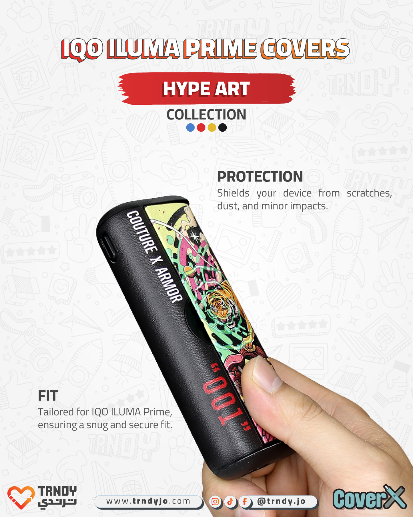 CoverX - IQO Prime - Hype Art Collection