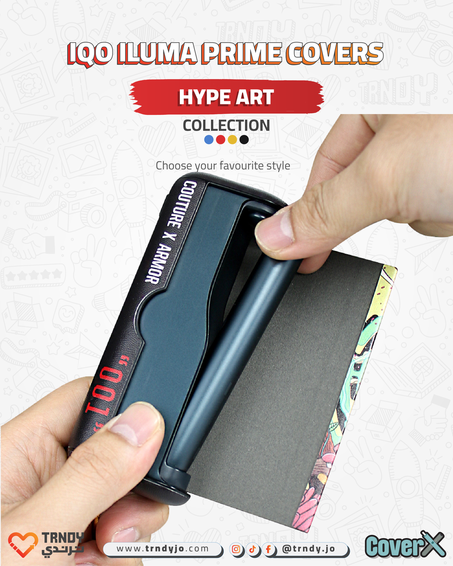 CoverX - IQO Prime - Hype Art Collection