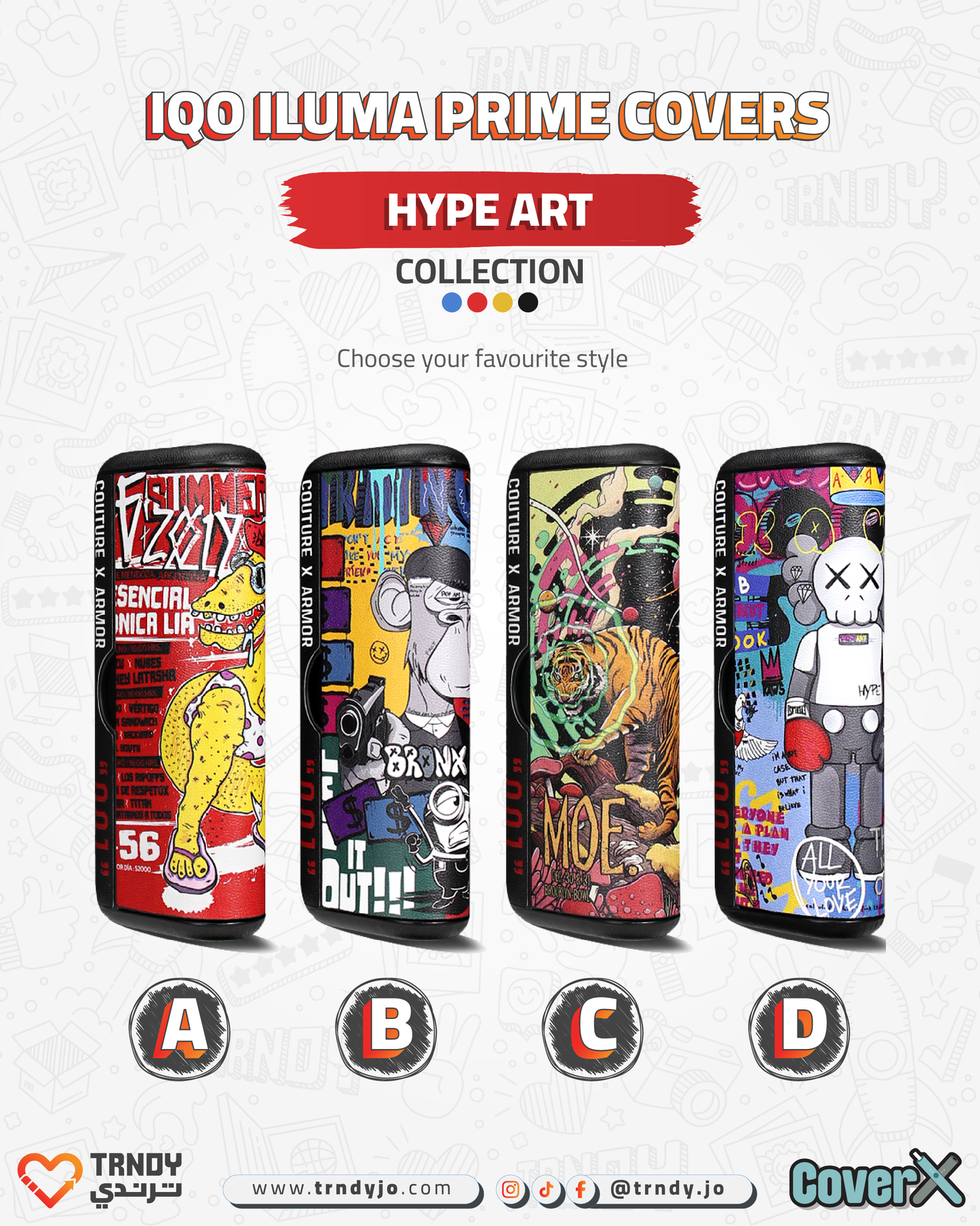 CoverX - IQO Prime - Hype Art Collection