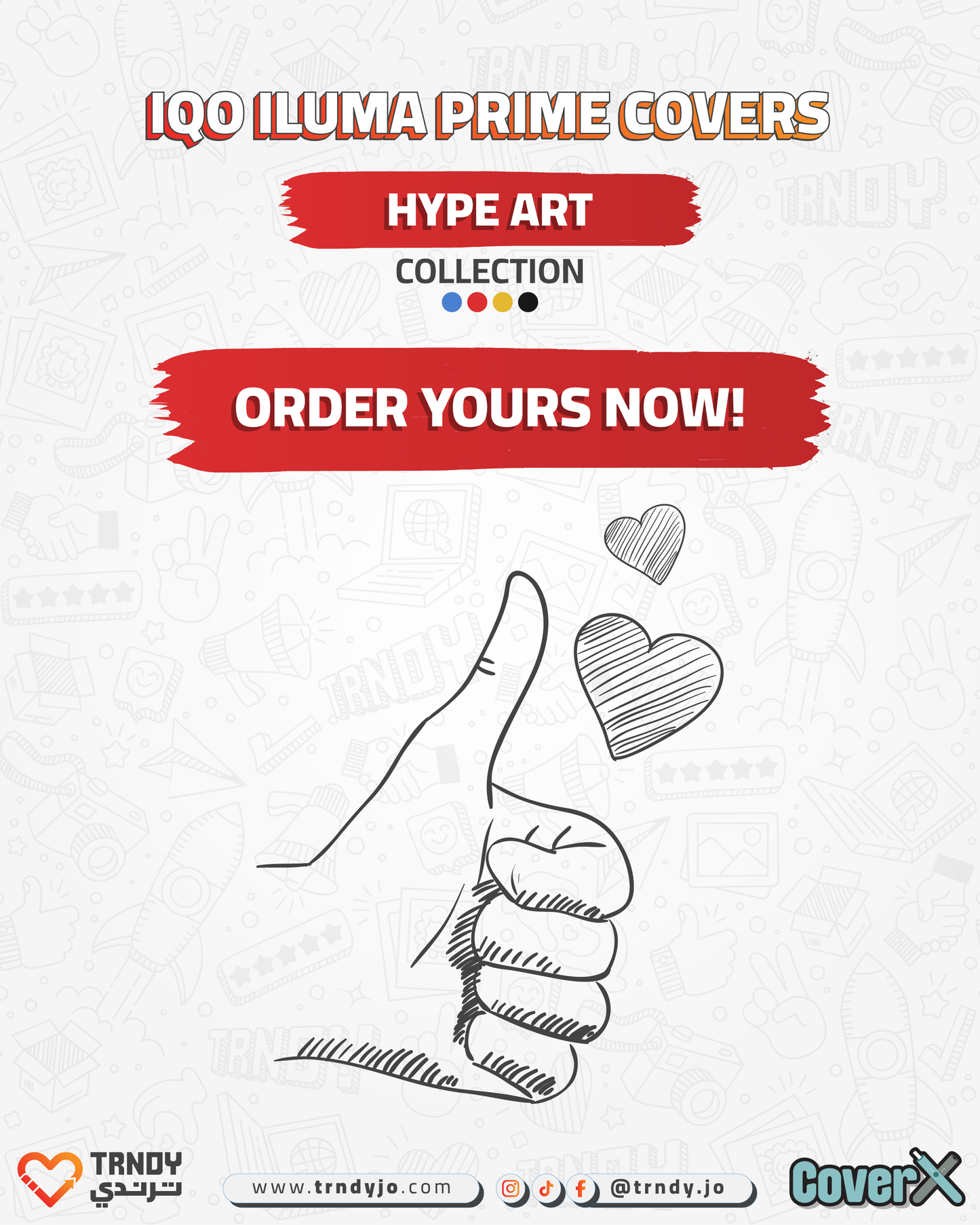 CoverX - IQO Prime - Hype Art Collection