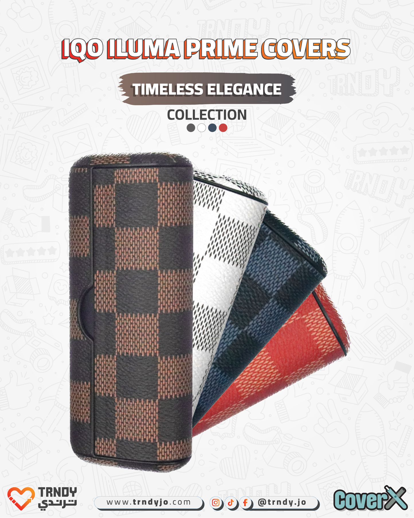 CoverX - IQO Prime - Timeless Elegance Collection