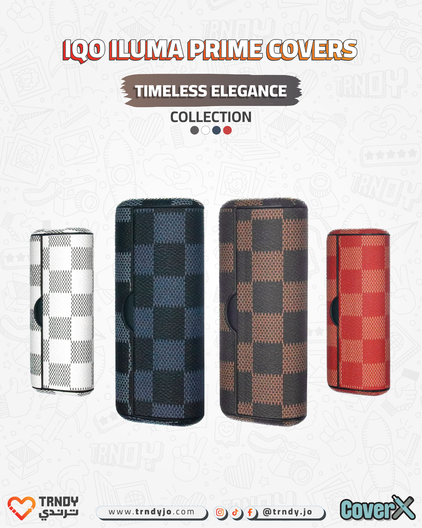 CoverX - IQO Prime - Timeless Elegance Collection