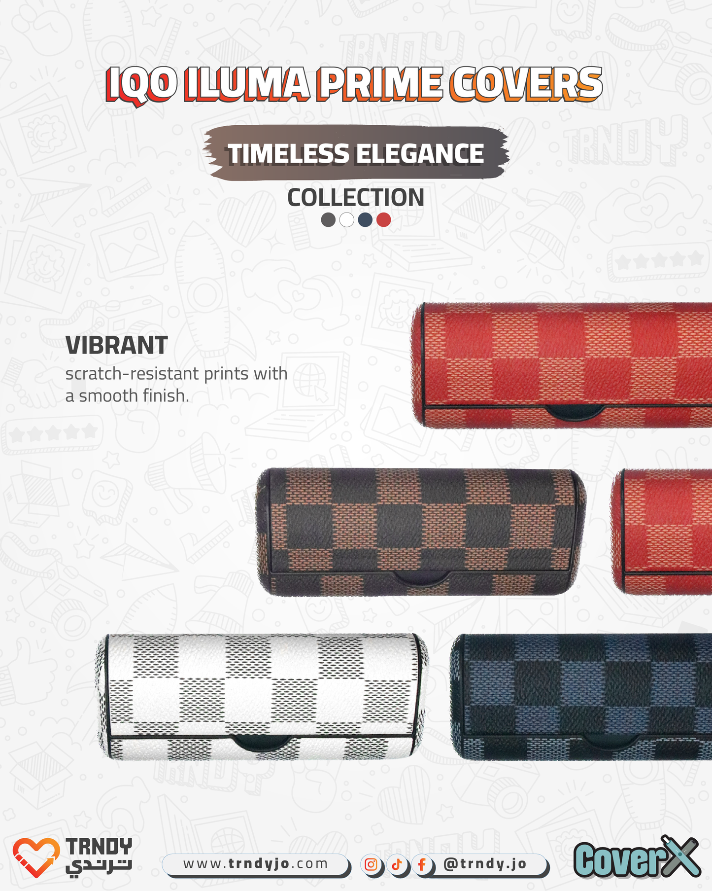CoverX - IQO Prime - Timeless Elegance Collection