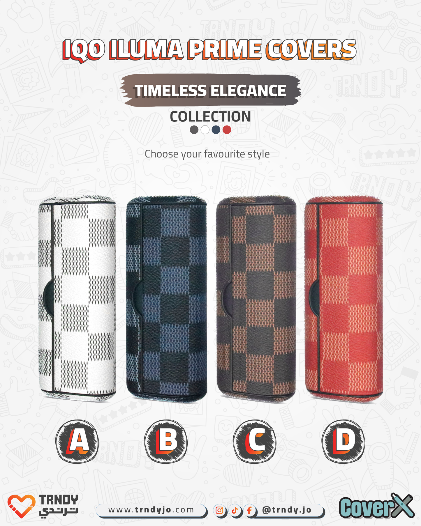 CoverX - IQO Prime - Timeless Elegance Collection