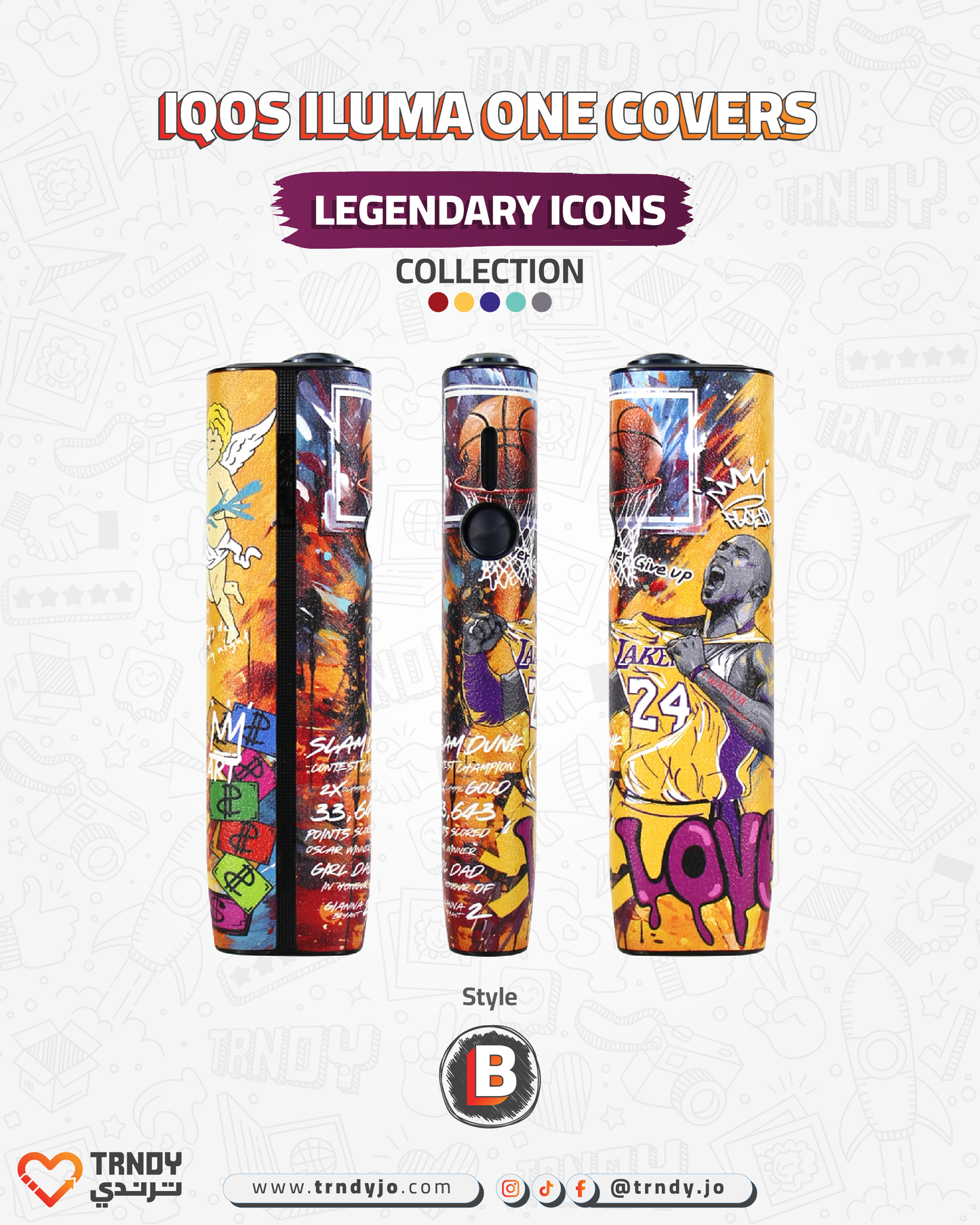 CoverX - IQO ILUMA ONE - Legendary Icons Collection