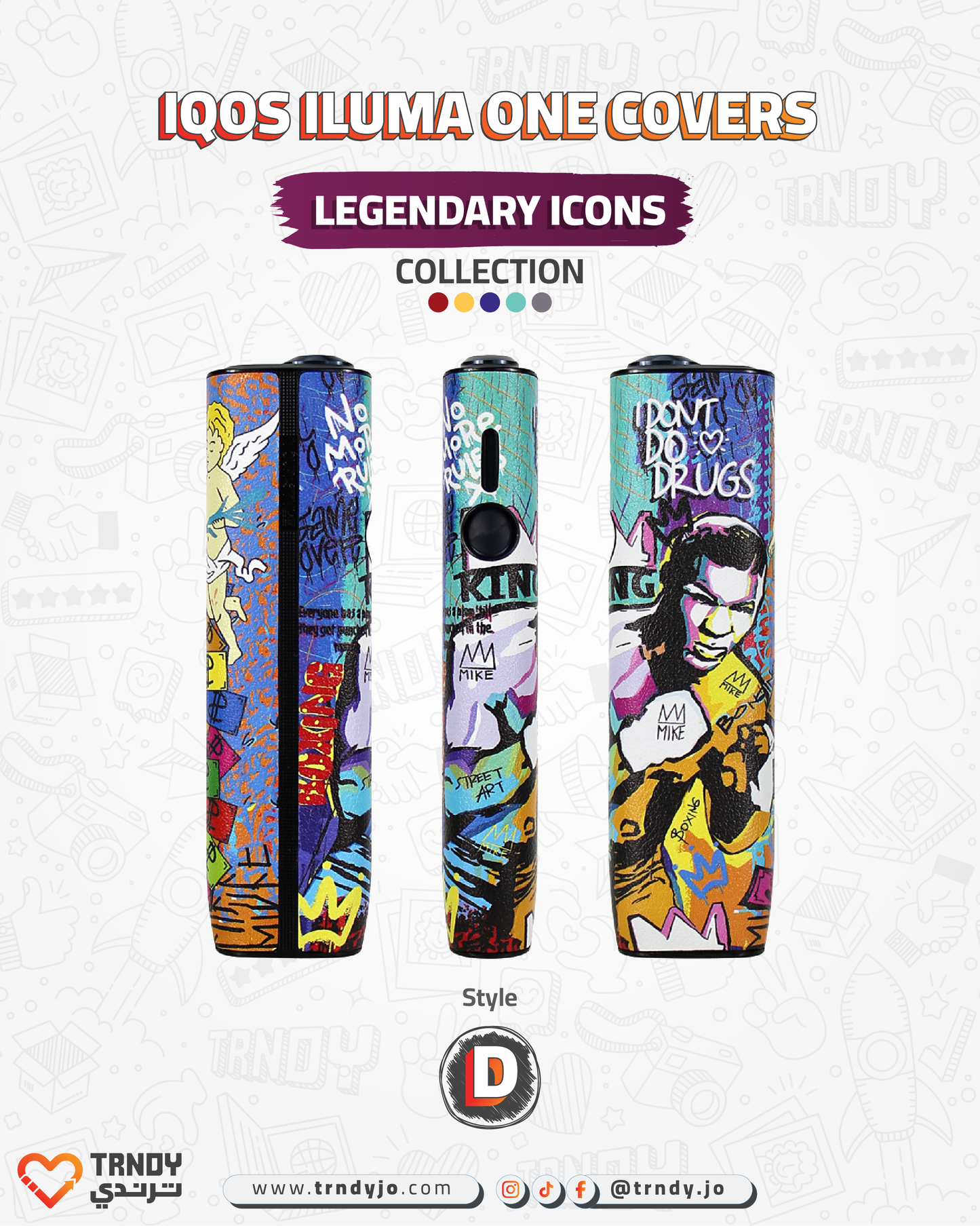 CoverX - IQO ILUMA ONE - Legendary Icons Collection