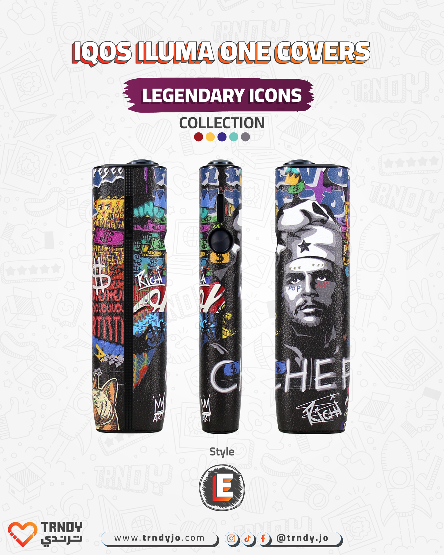 CoverX - IQO ILUMA ONE - Legendary Icons Collection