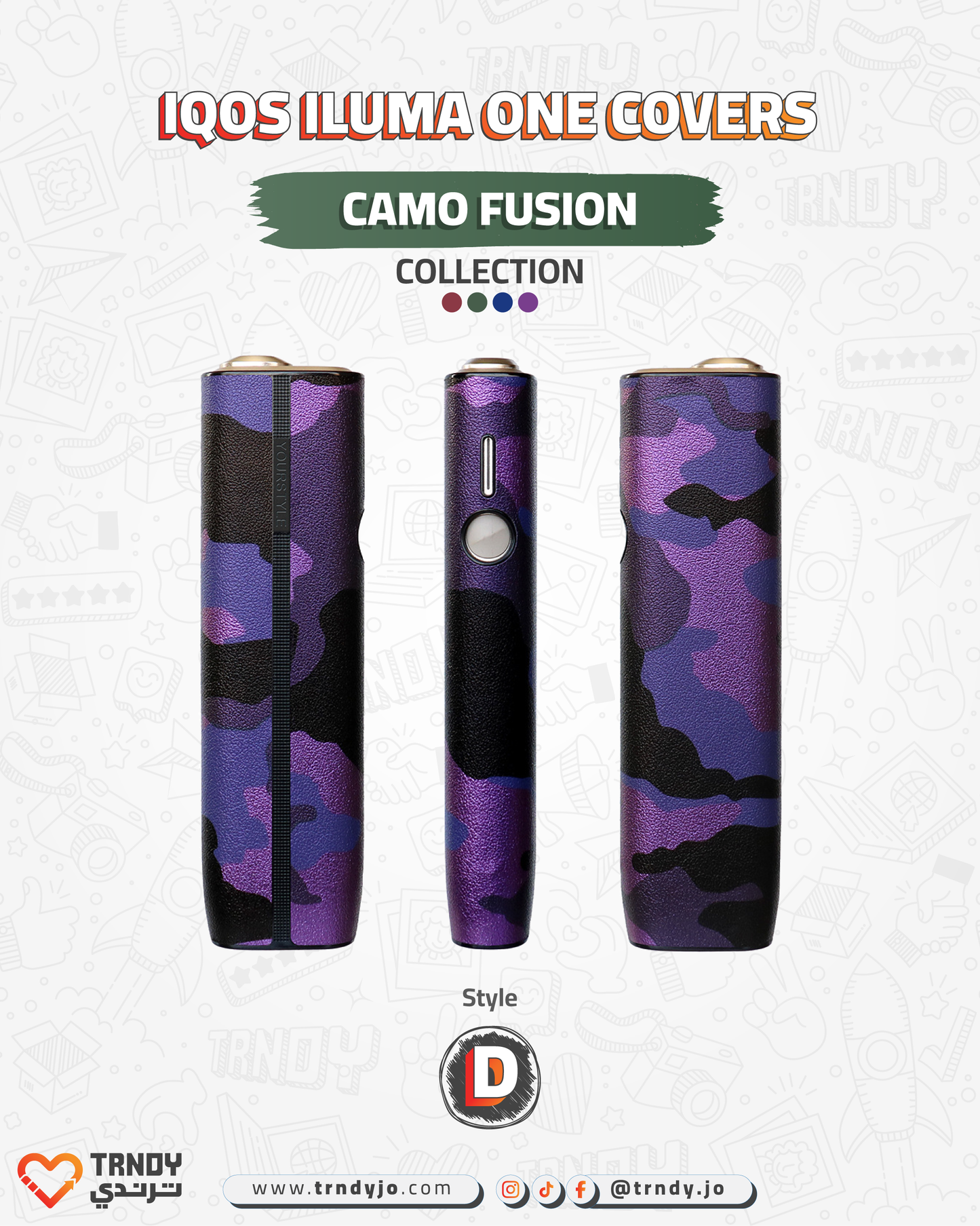 CoverX - IQO ILUMA ONE - Camo Fusion Collection