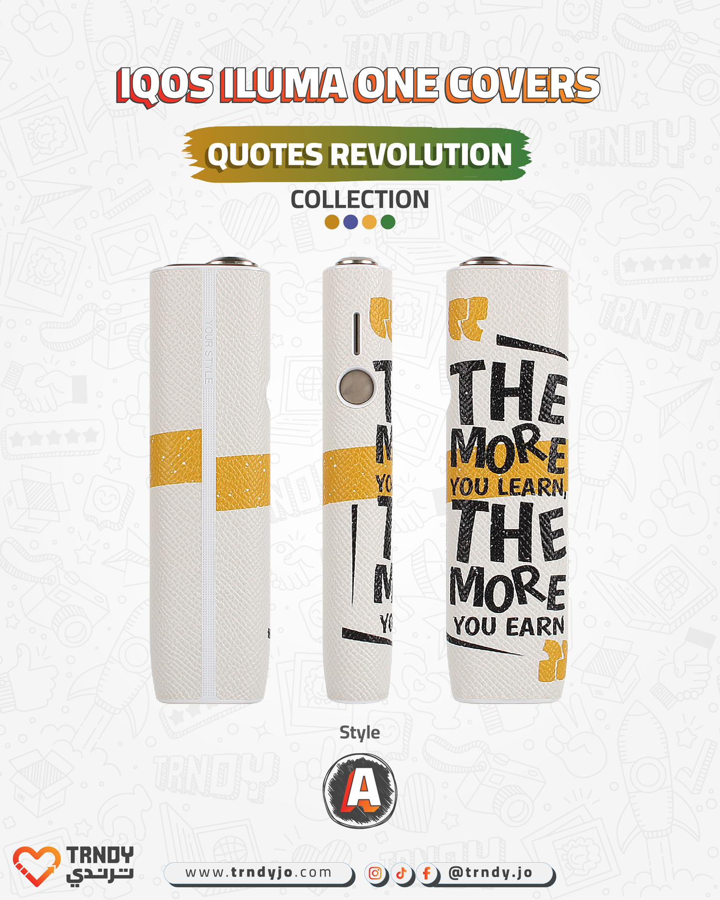 CoverX - IQO ILUMA ONE - Quotes Revolution Collection