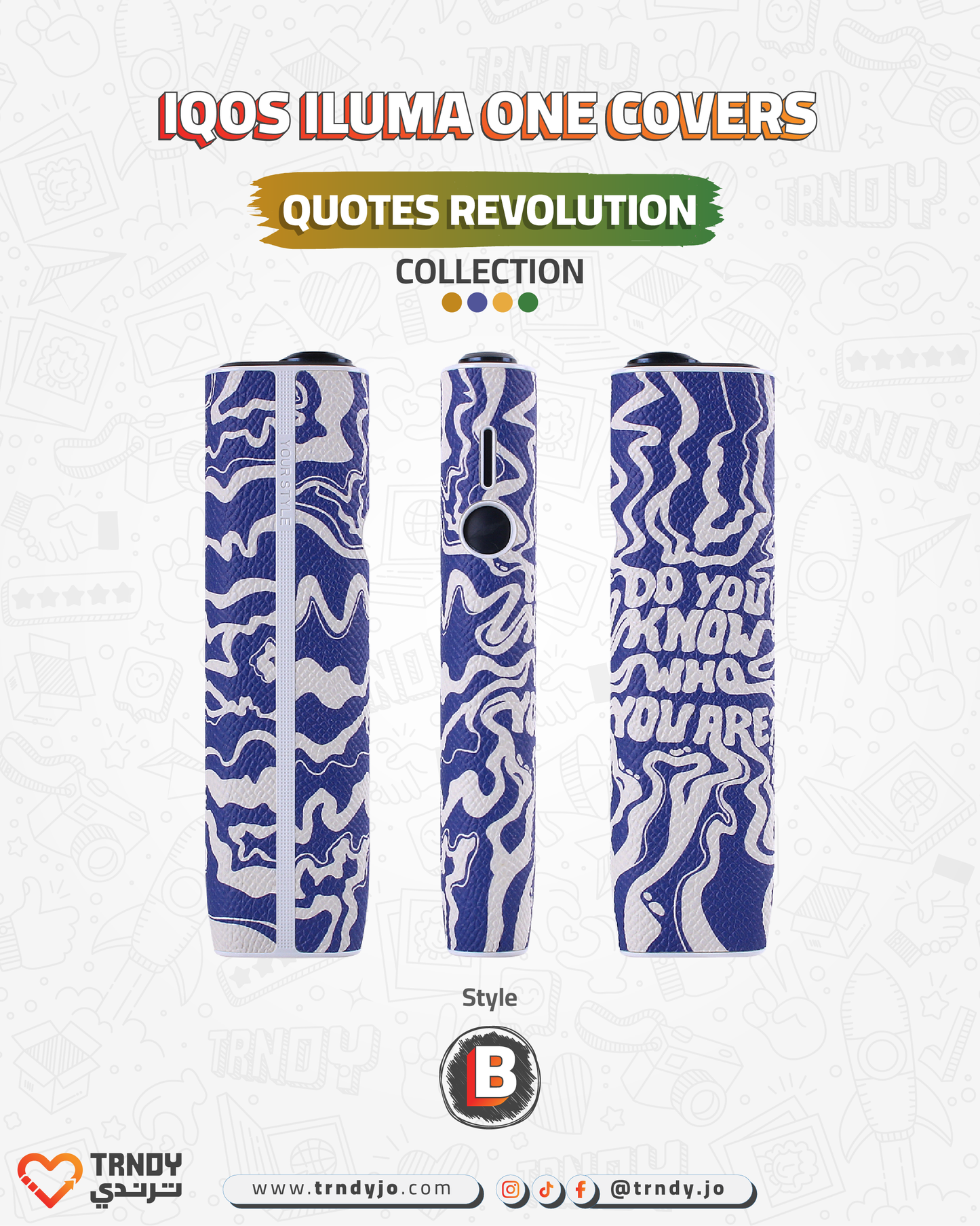 CoverX - IQO ILUMA ONE - Quotes Revolution Collection